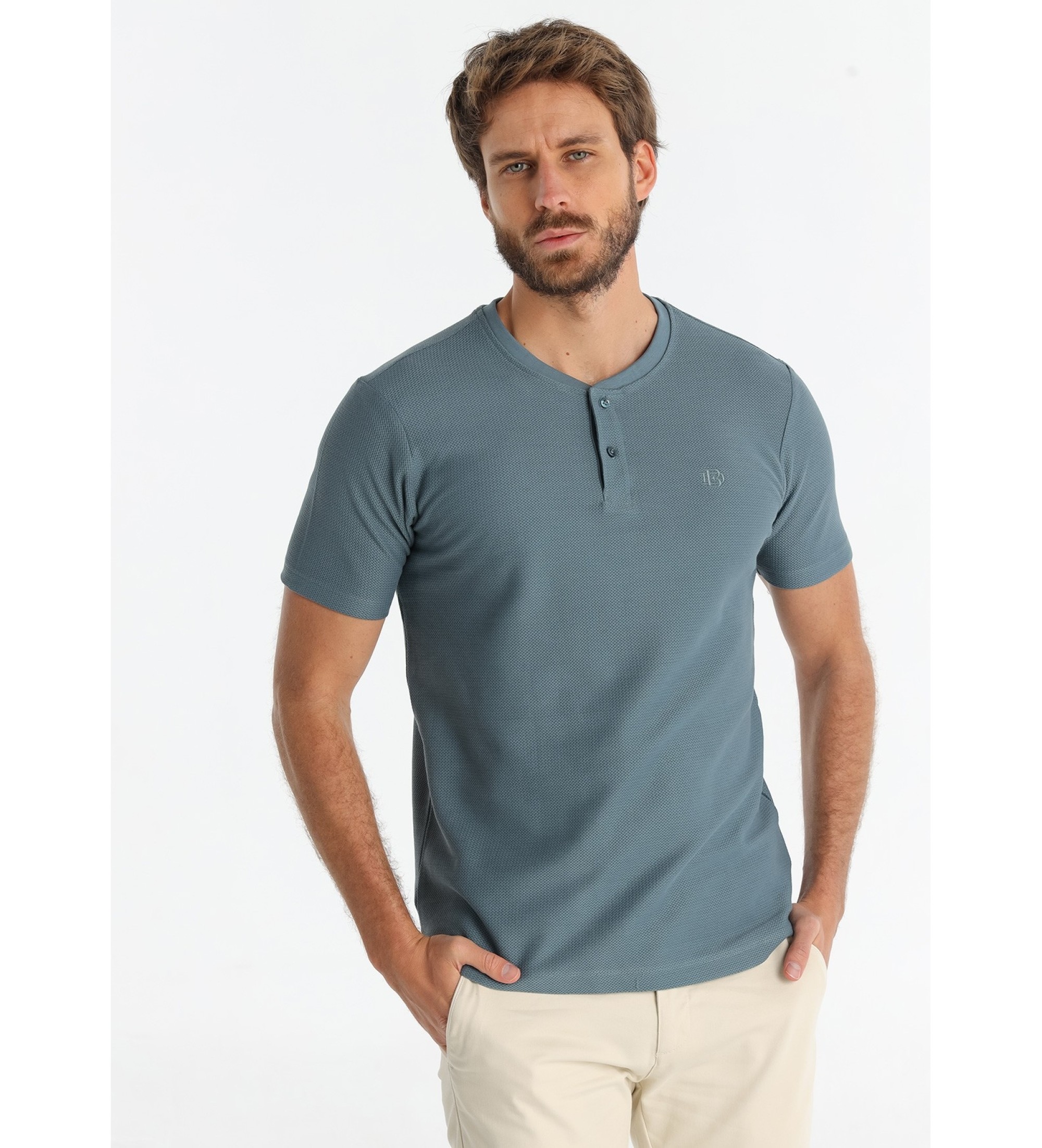 Bendorff Blaues Kurzarm-T-Shirt