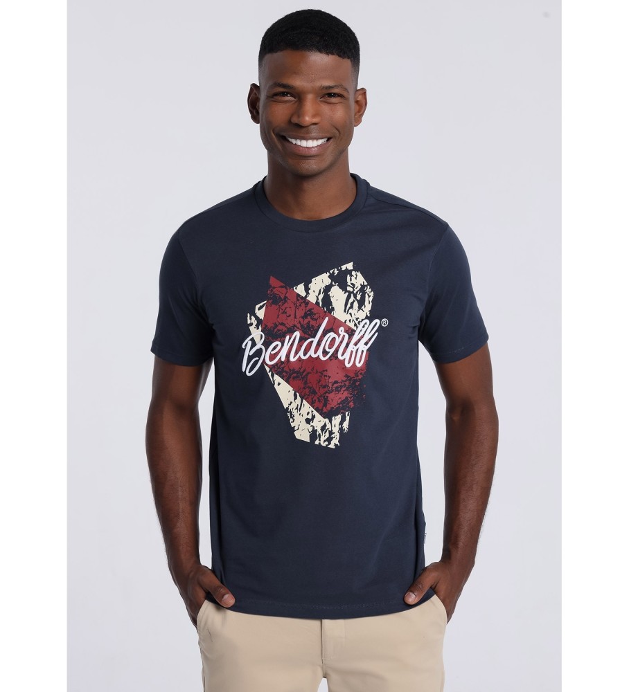 Bendorff T-shirt de manga curta 132254 Marinha