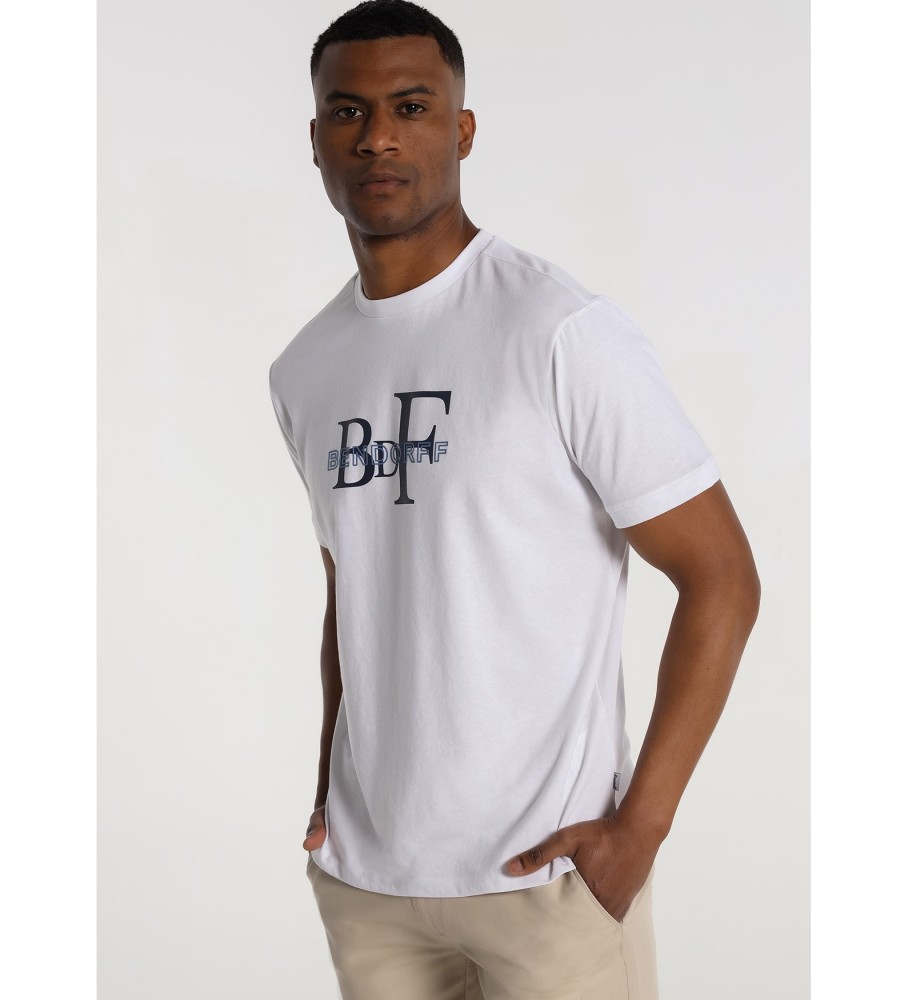 Bendorff T-shirt branca com logótipo