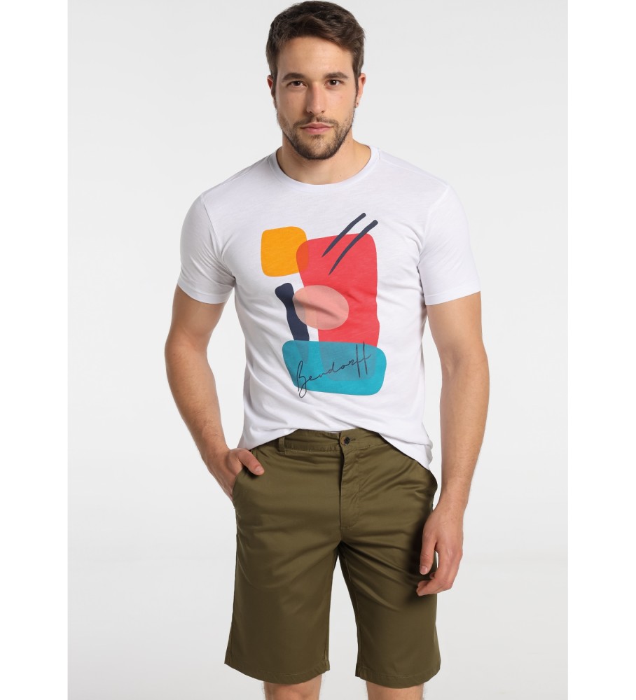 Bendorff T-shirt Grafica Abstract blanc