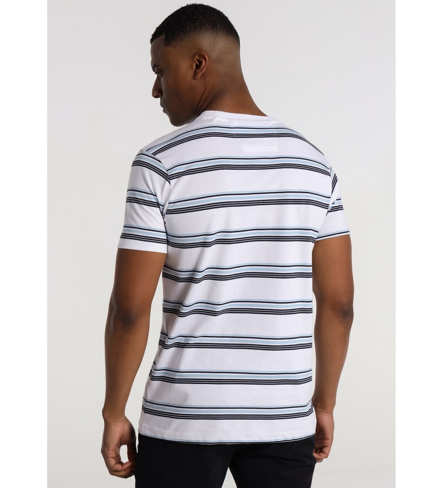 Bendorff Stribet T-shirt med hvid lomme