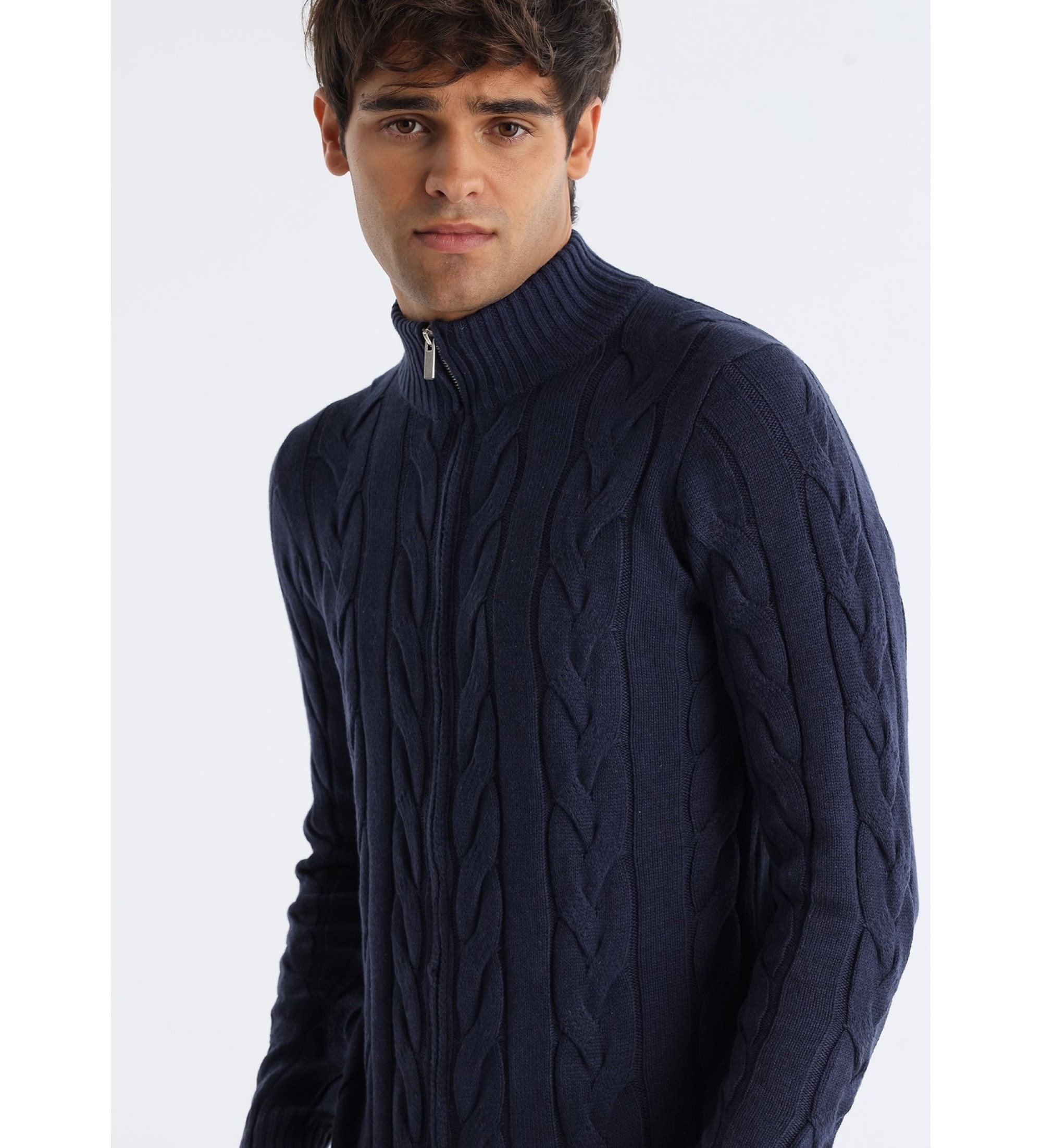 Bendorff Camisola de malha azul marinho oitos