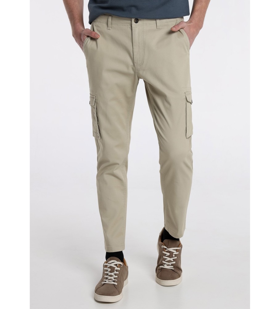 Bendorff Brown mid-case cargo trousers