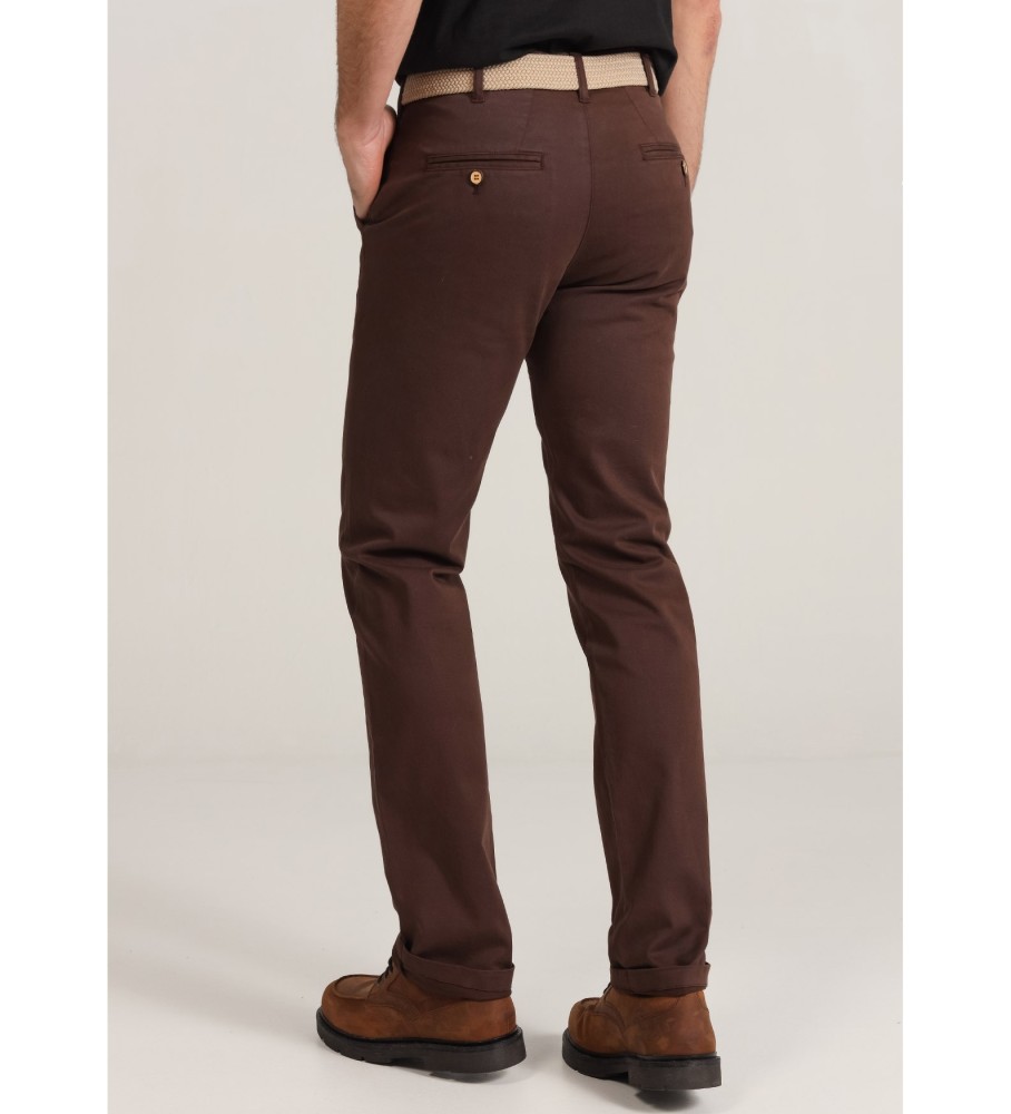 Bendorff Pantalon chino taille moyenne à taille régulière Pantalon chino taille moyenne