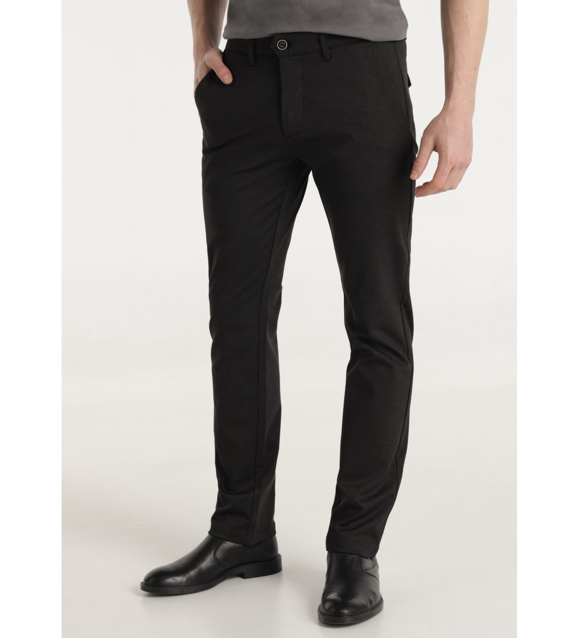 Bendorff Black skinny chino trousers