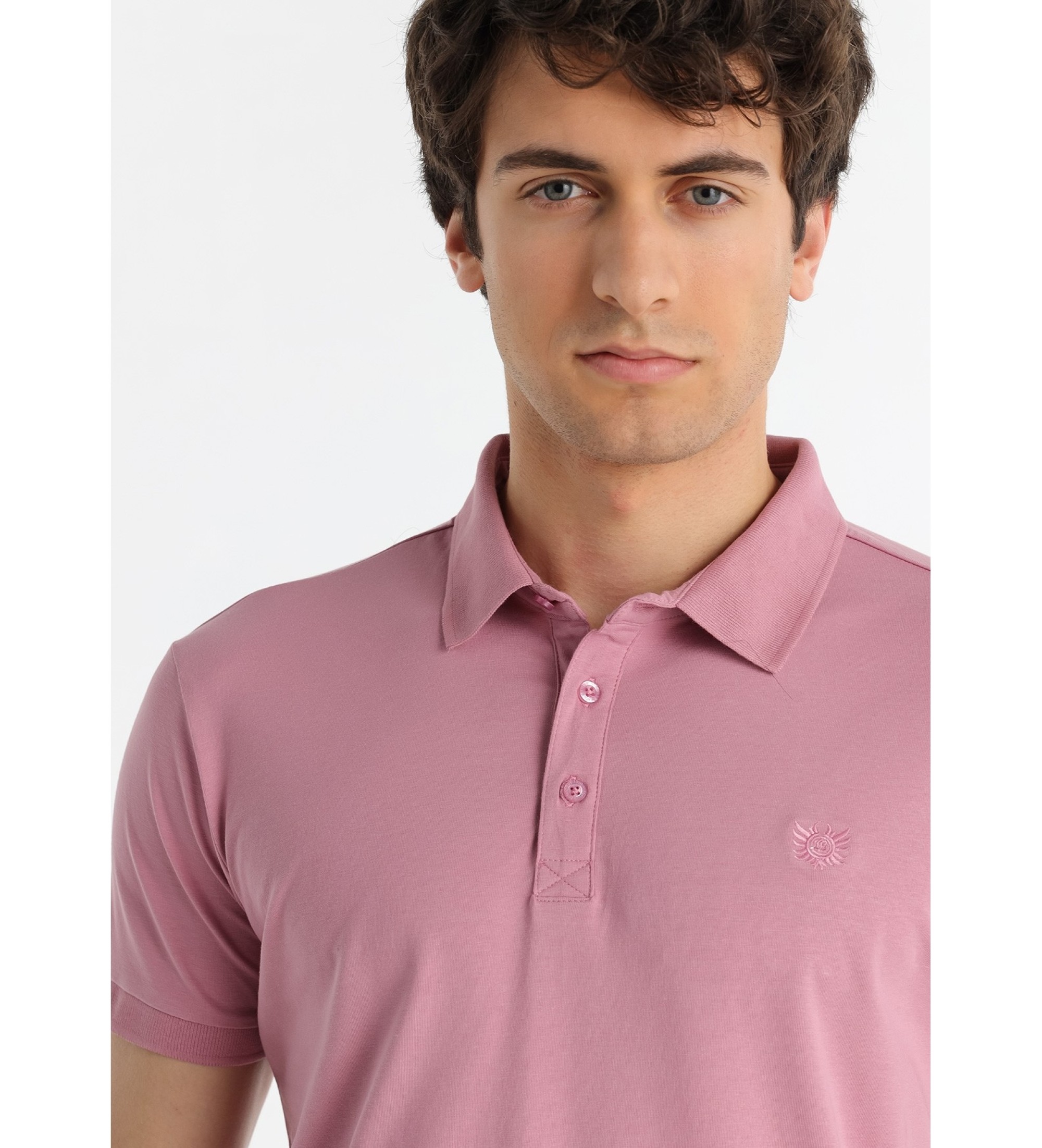 Bendorff Kurzarm-Poloshirt Sport Style Slim Elastic Pink