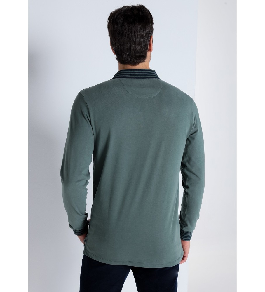 Bendorff Polo a maniche corte con colletto jacquard