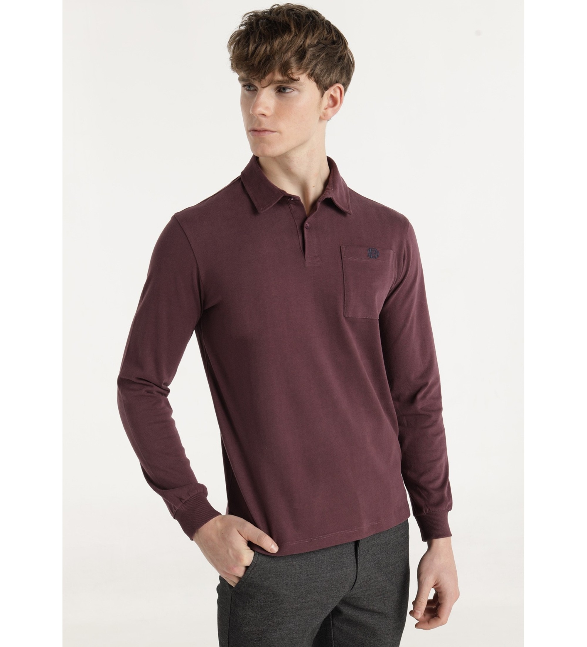 Bendorff Polo color pesca granato