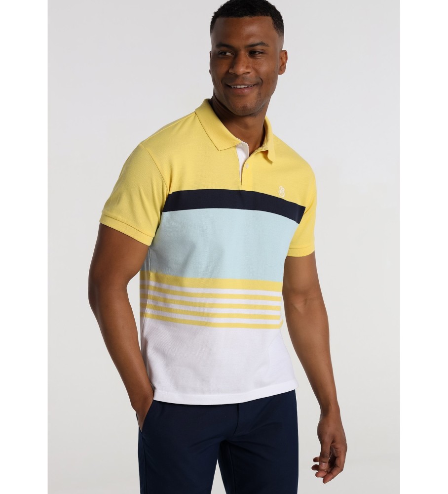 Bendorff Multicolor woven stripe polo shirt