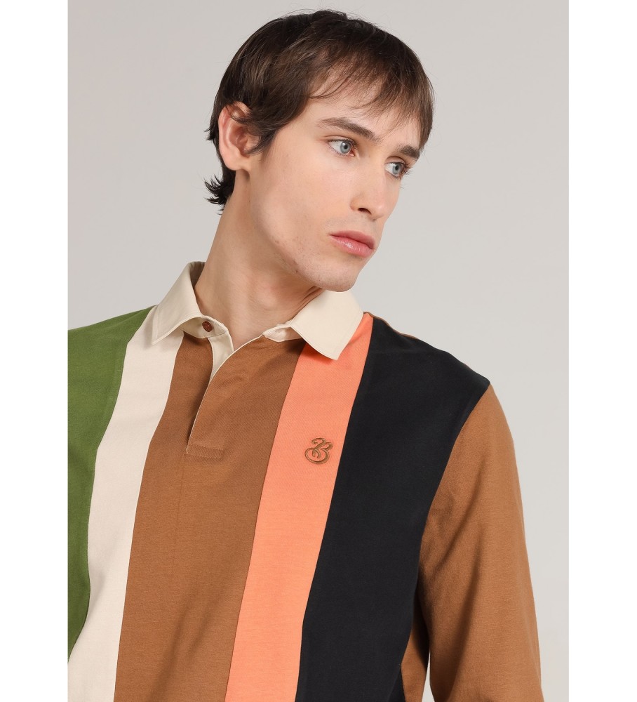 Bendorff Polo multicolore a maniche lunghe