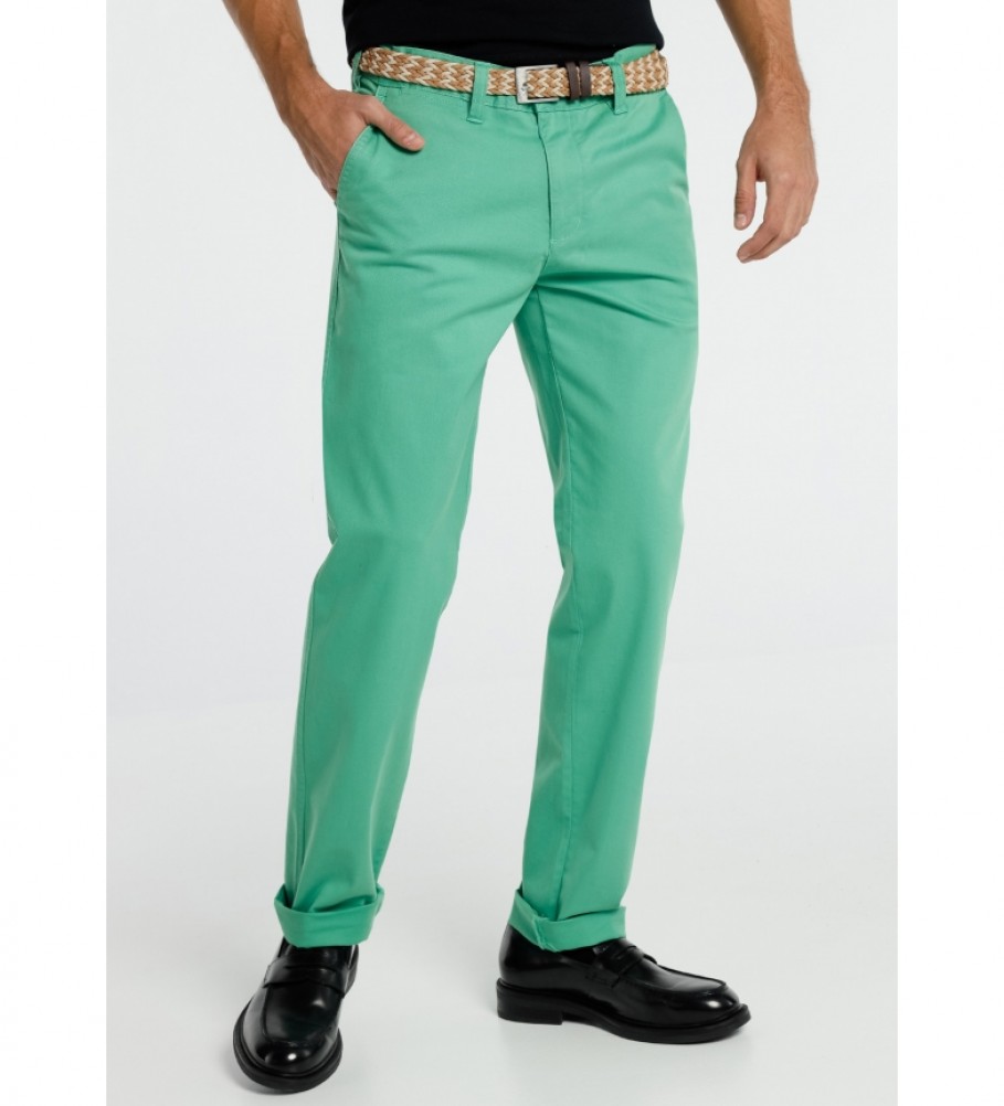 Bendorff Chino Trousers Confort Fit green