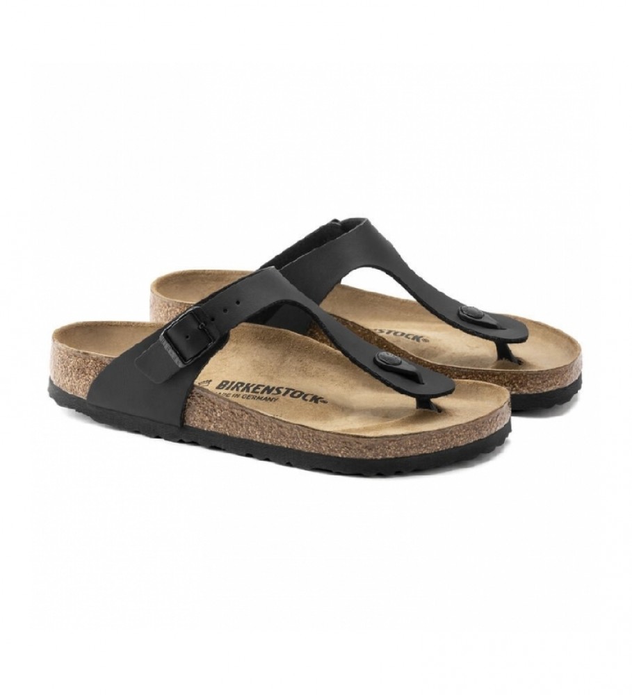 Birkenstock Sandales Normal Gizeh noir