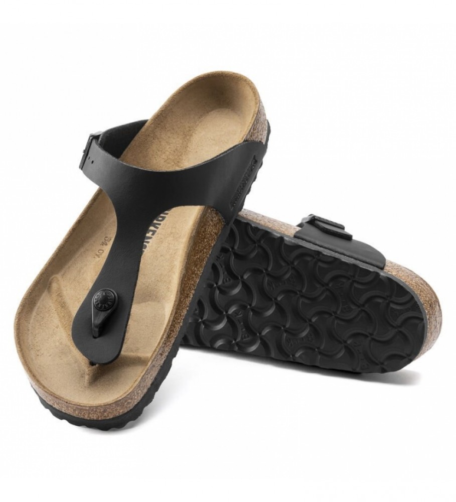 Birkenstock Sandales Normal Gizeh noir