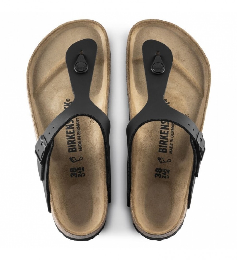 Birkenstock Sandales Normal Gizeh noir