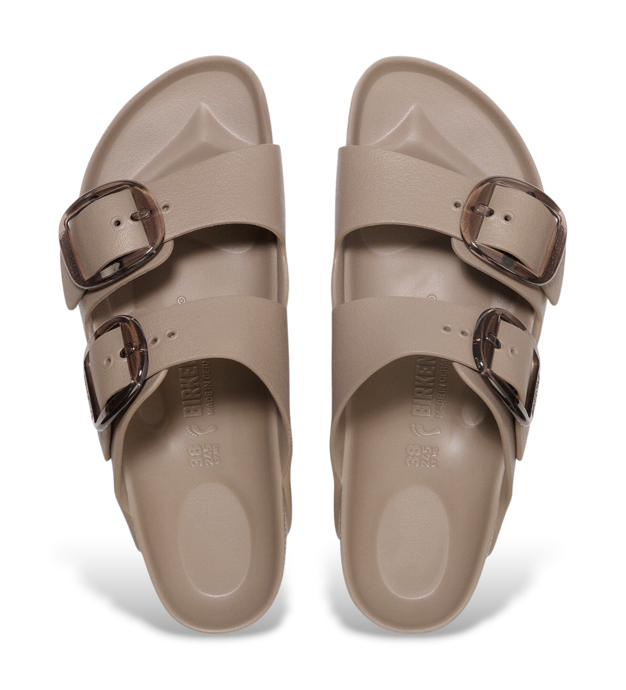 Birkenstock Sandalen Arizona Big Buckle EVA (Smalle Pasvorm) taupe