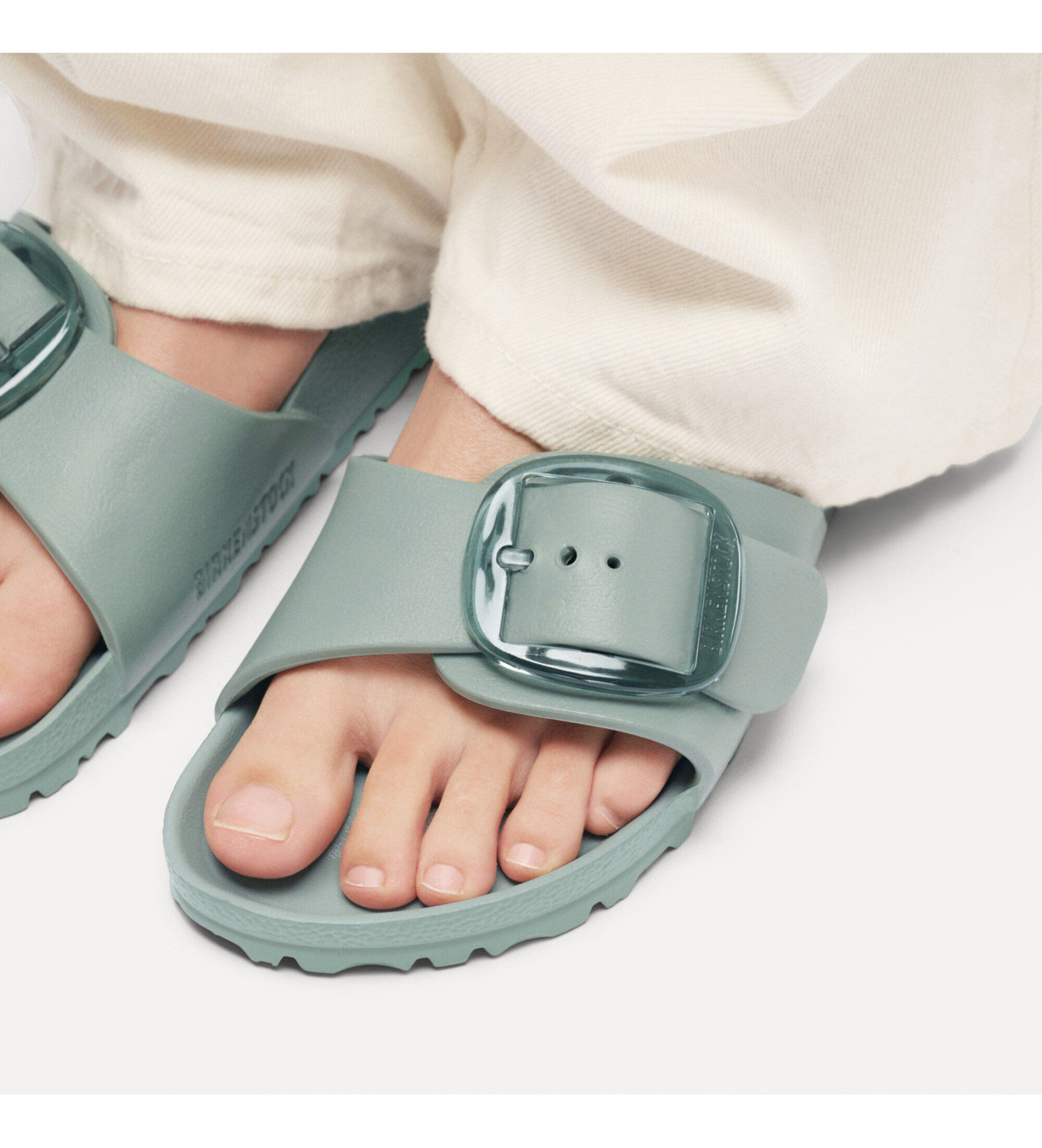 Birkenstock Sandalen Arizona Big Buckle EVA (Smalle Pasvorm) turquoise