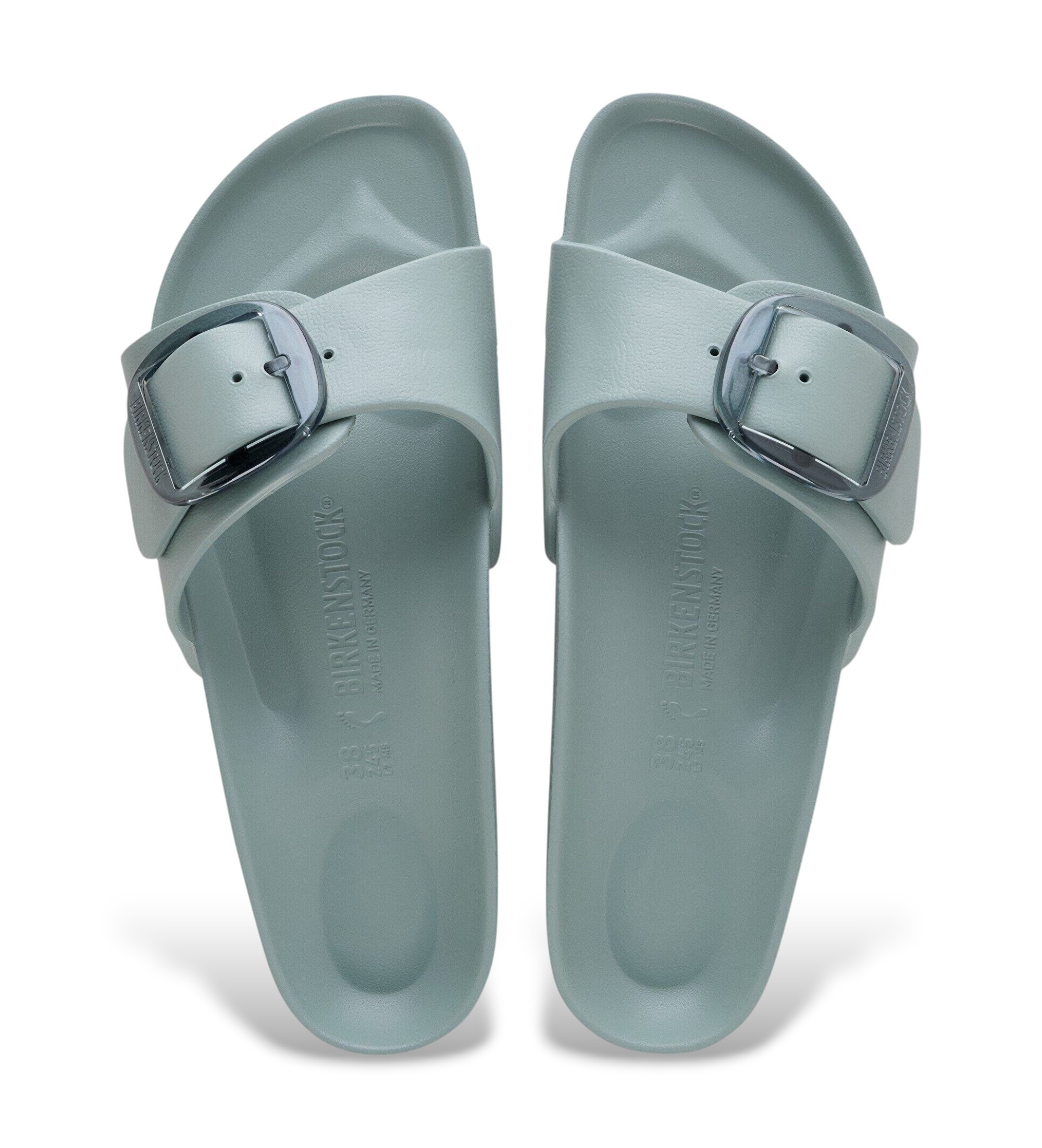 Birkenstock Sandały Madrid Big Buckle EVA (Wąskie Dopasowanie) turkusowe