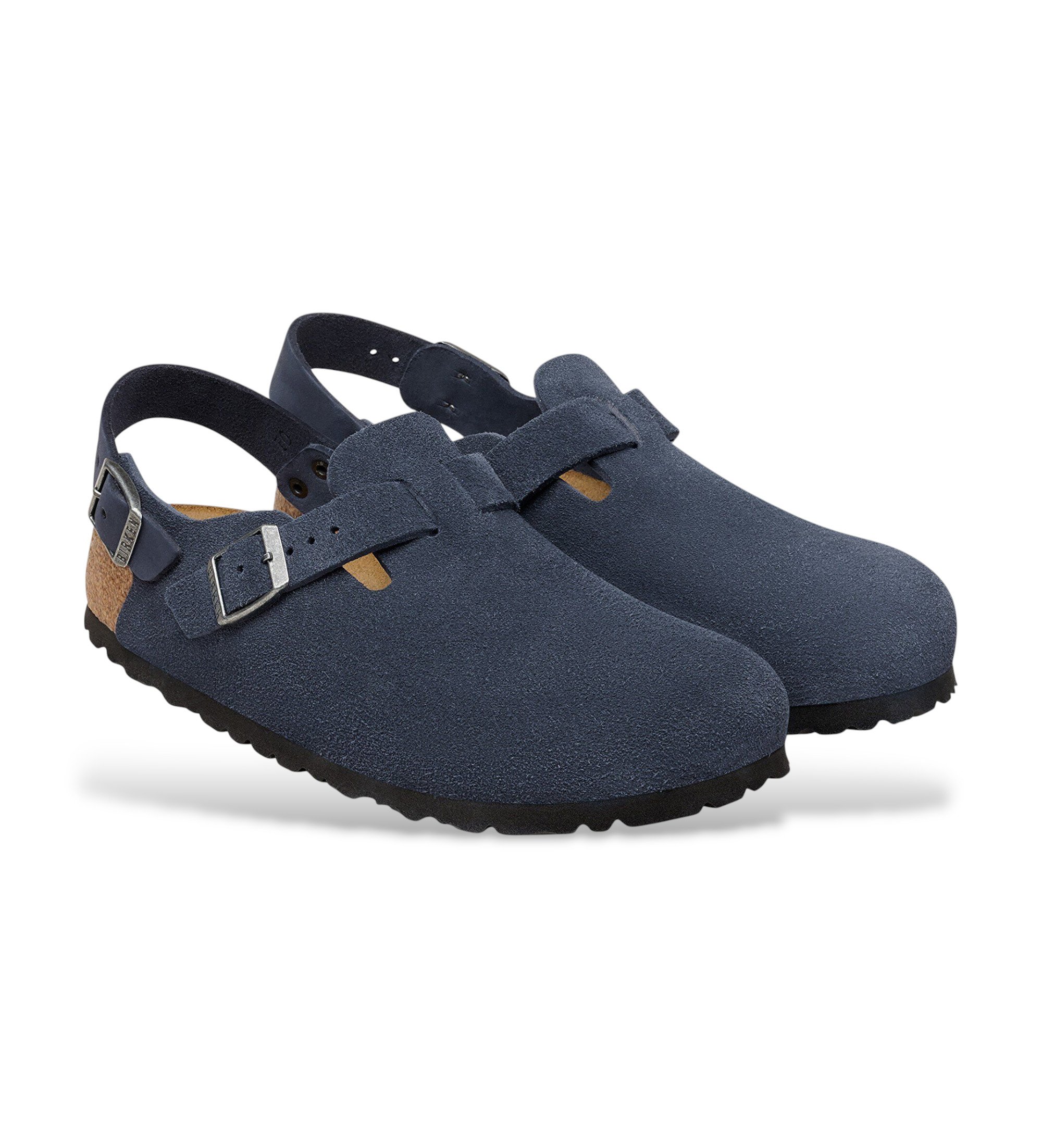 Birkenstock Sabots Tokio en cuir marine