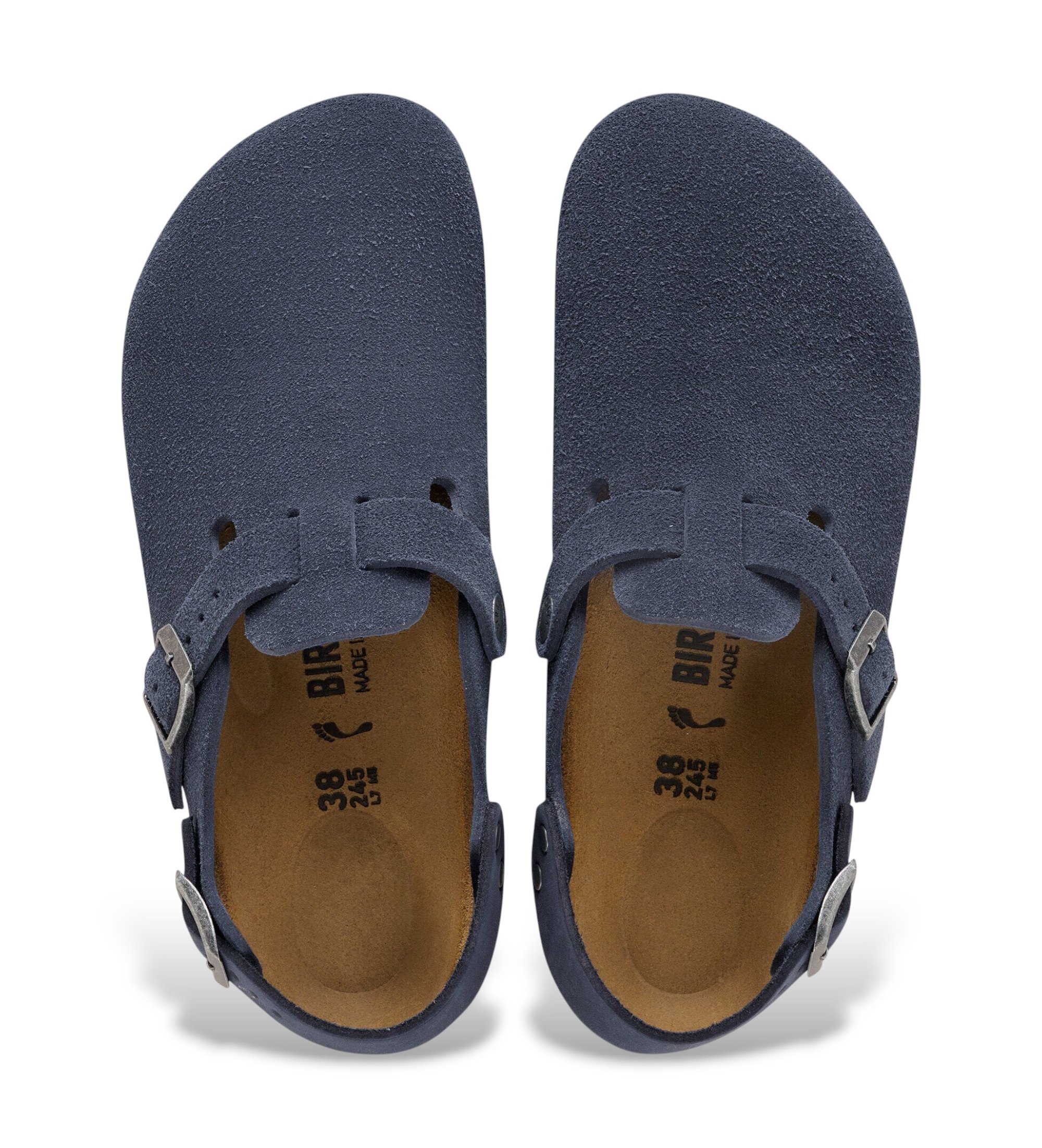Birkenstock Sabots Tokio en cuir marine