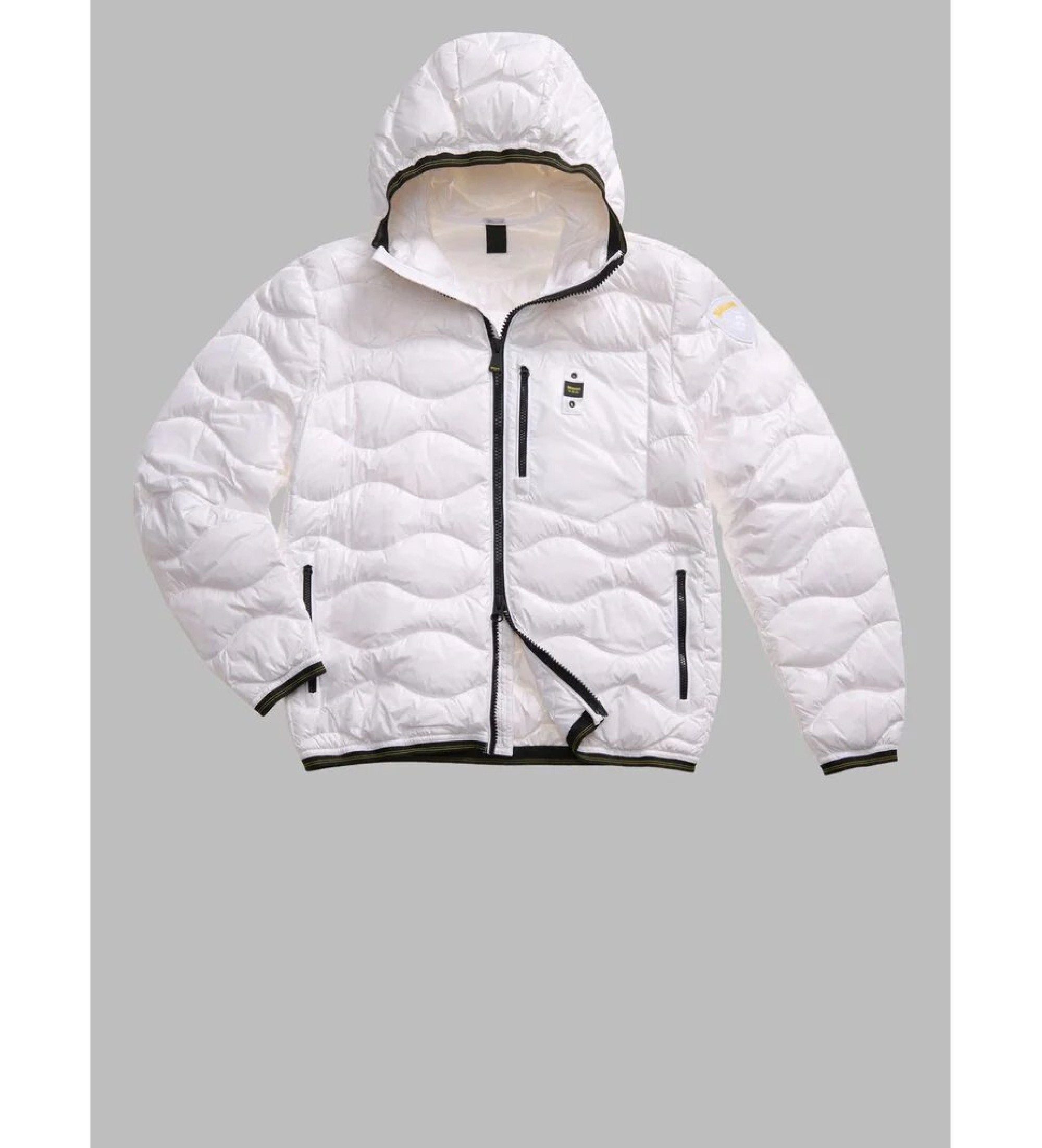 Blauer Wave white wavy jacket