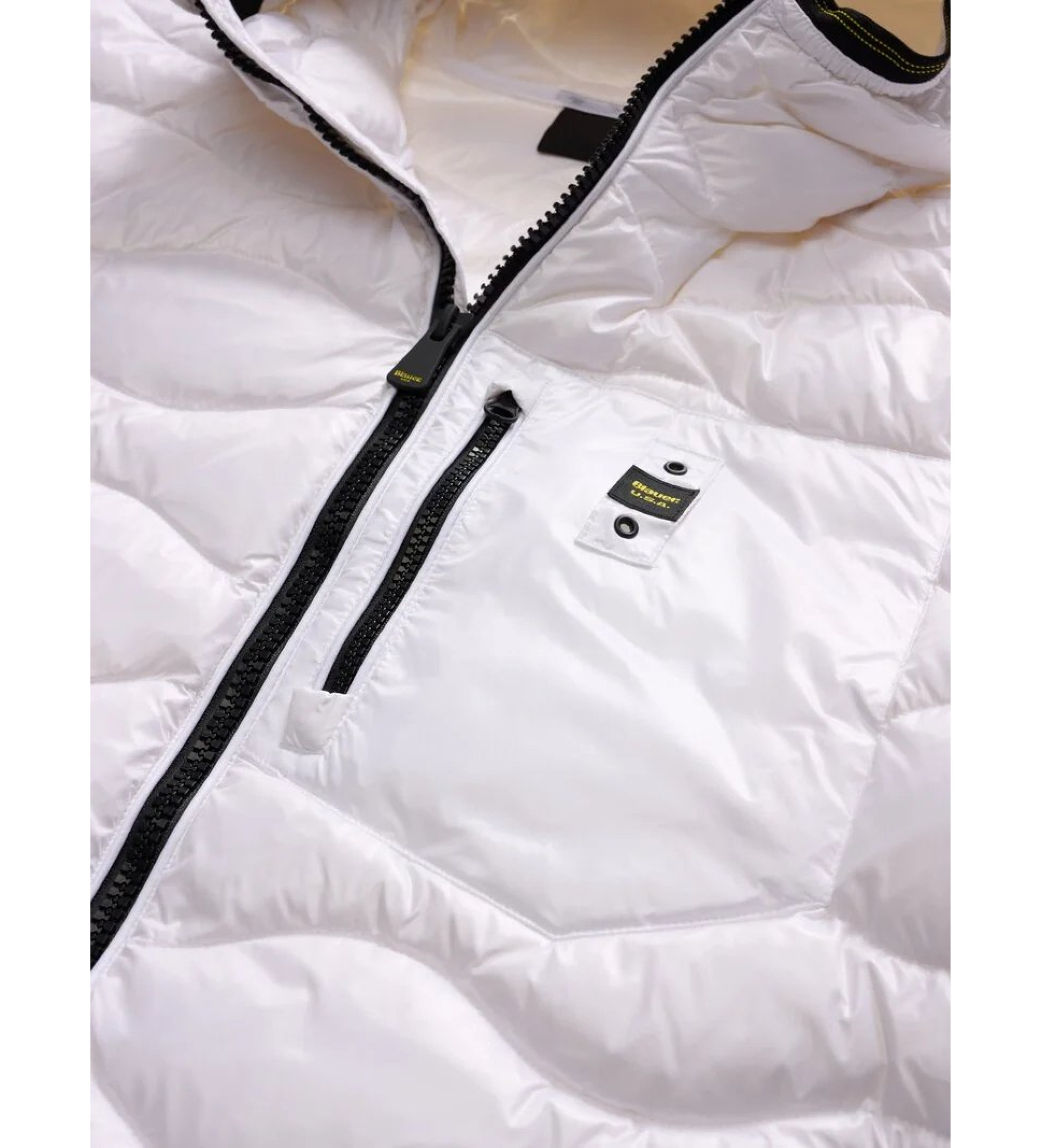 Blauer Wave white wavy jacket