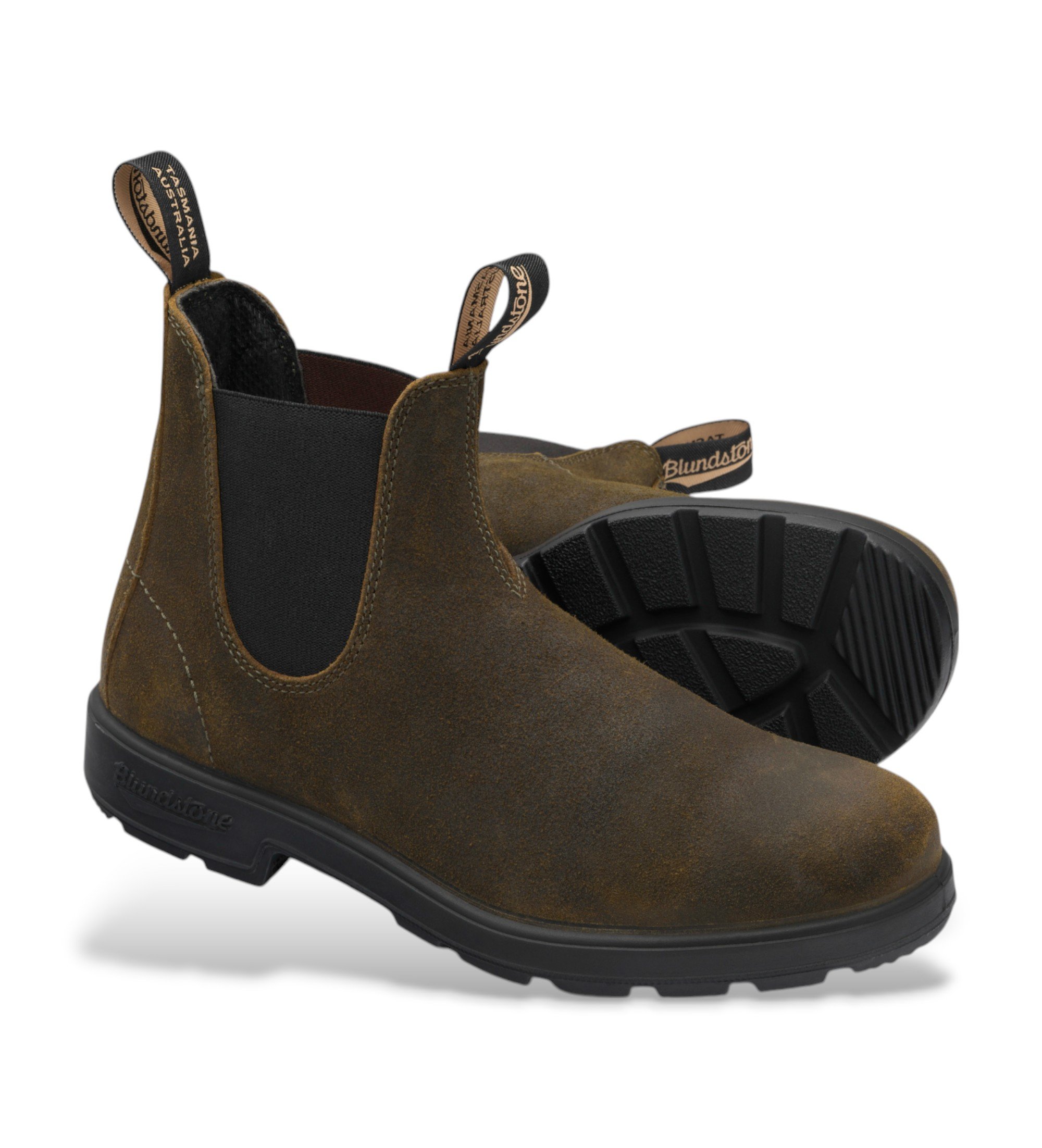 Blundstone Ankelst�vler i l�der 1615 brun