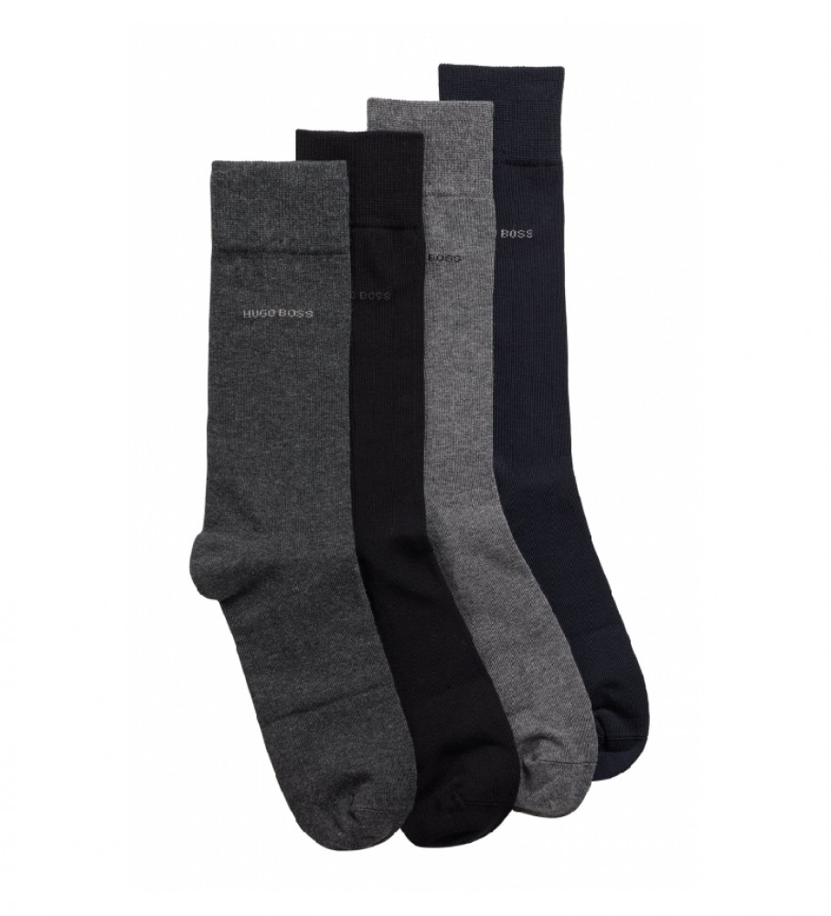BOSS Socks 50462502 black, gray