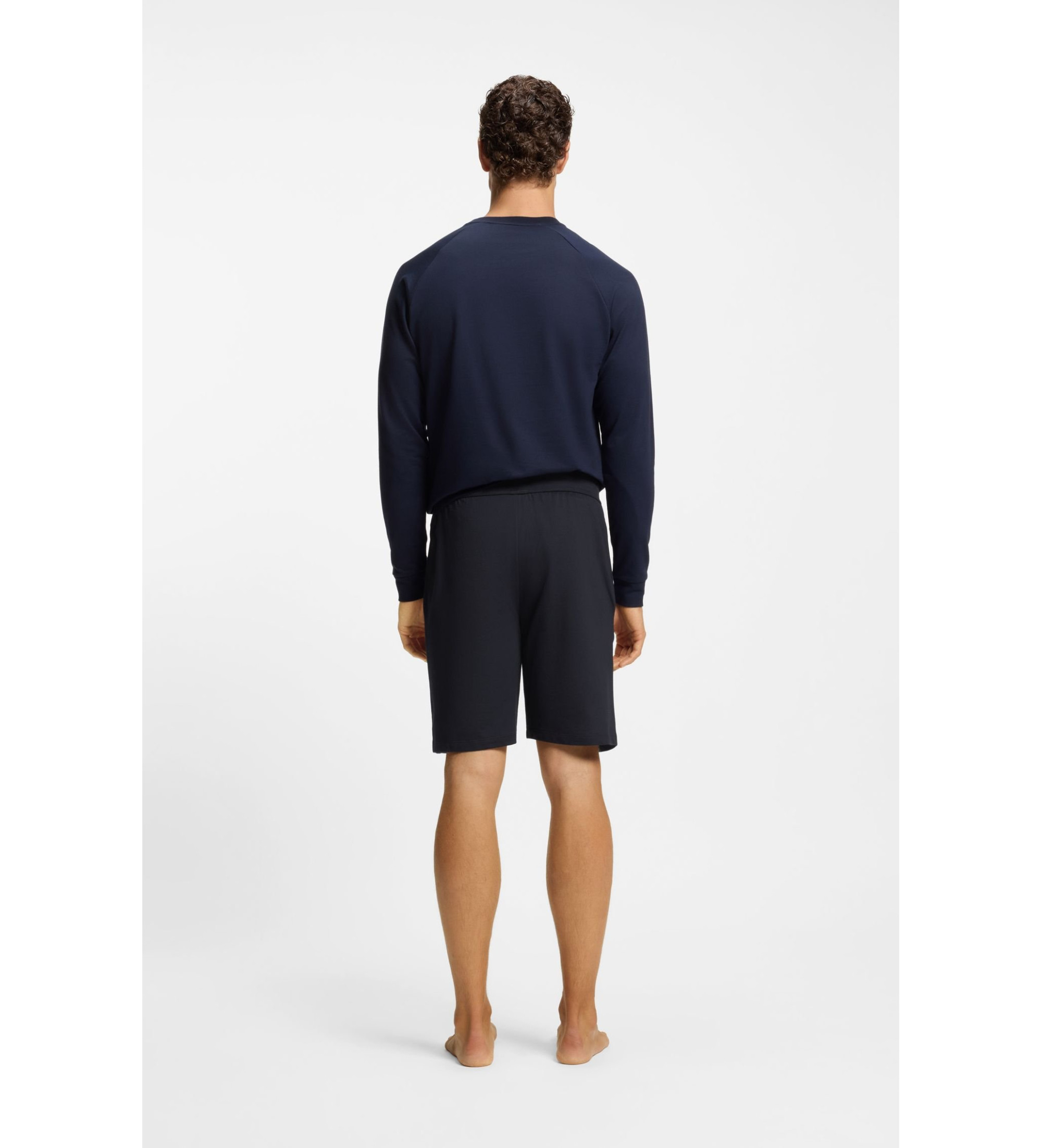 BOSS Autentiske marineblå shorts BOSS Autentiske marineblå shorts
