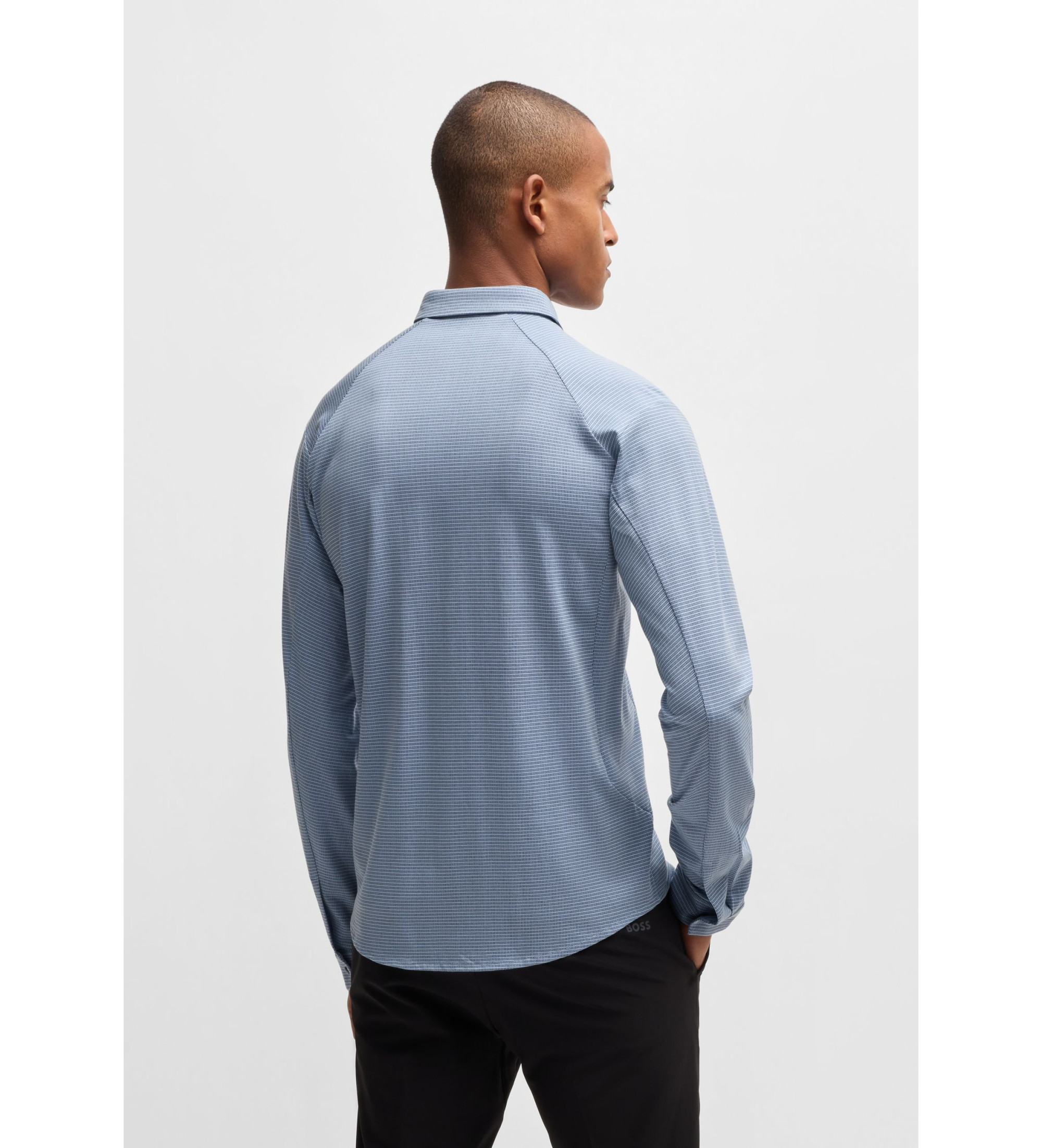 BOSS Polo-Ausflug blau BOSS Polo-Ausflug blau