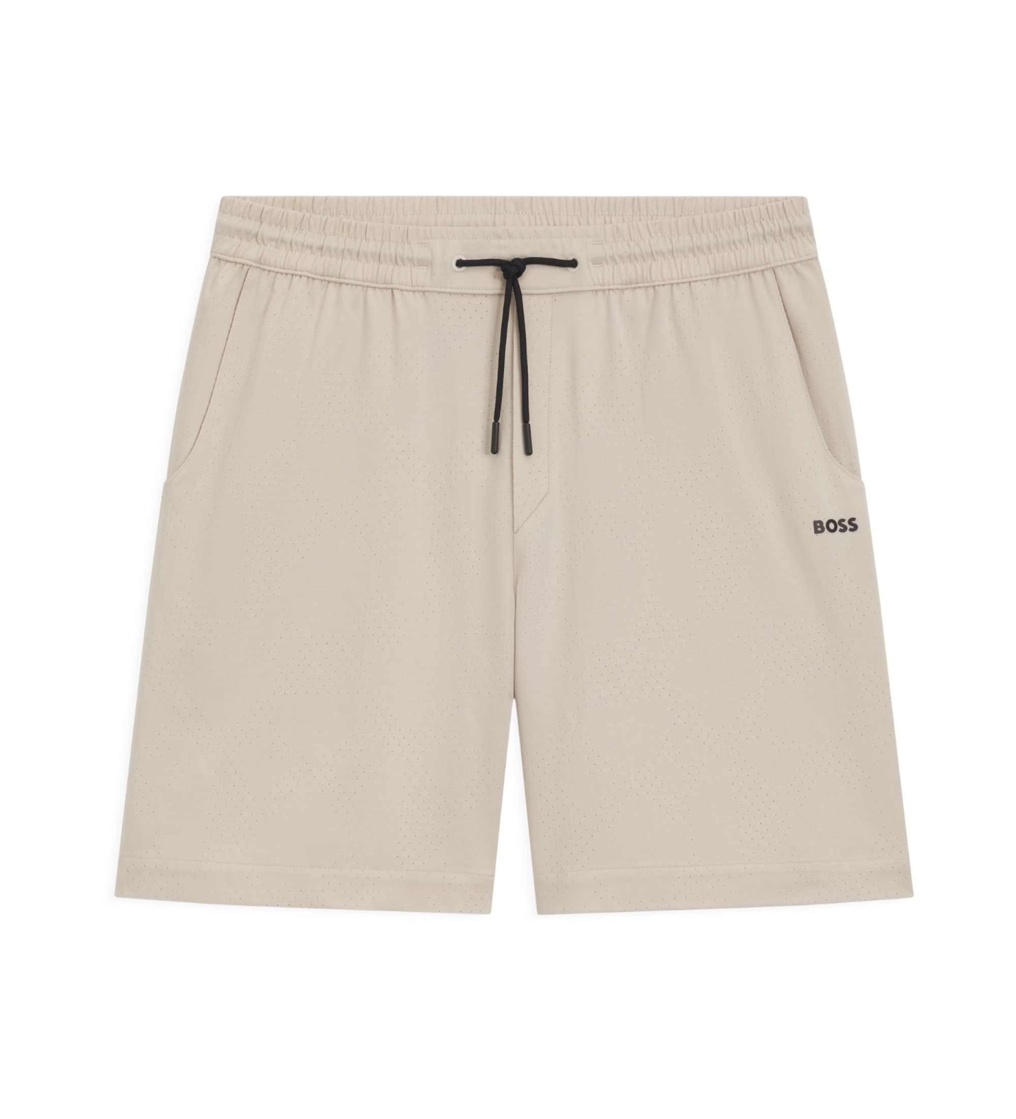 BOSS Kratke hlače Mesh Heritage beige