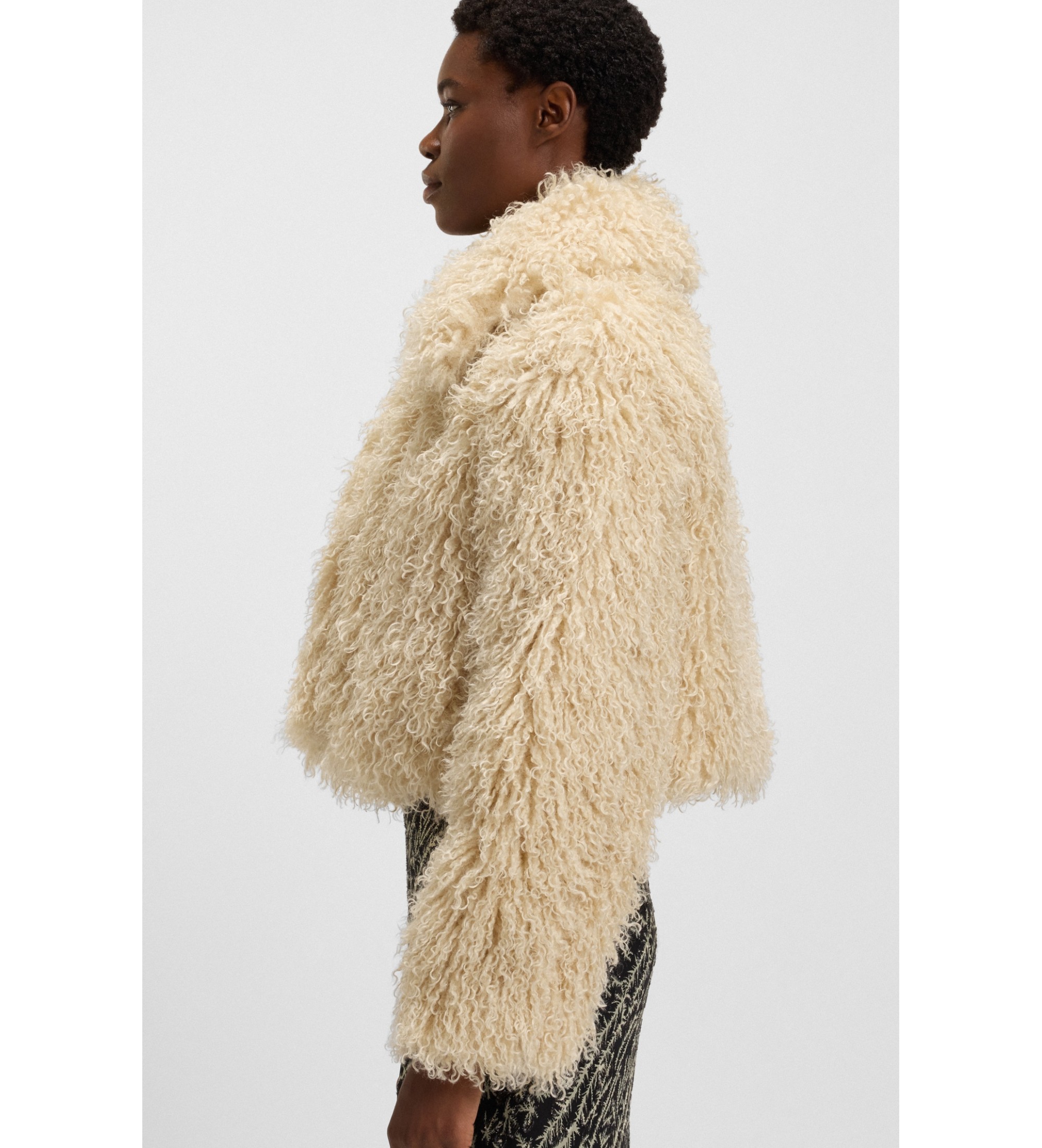 BOSS Cefura beige jakke BOSS Cefura beige jakke