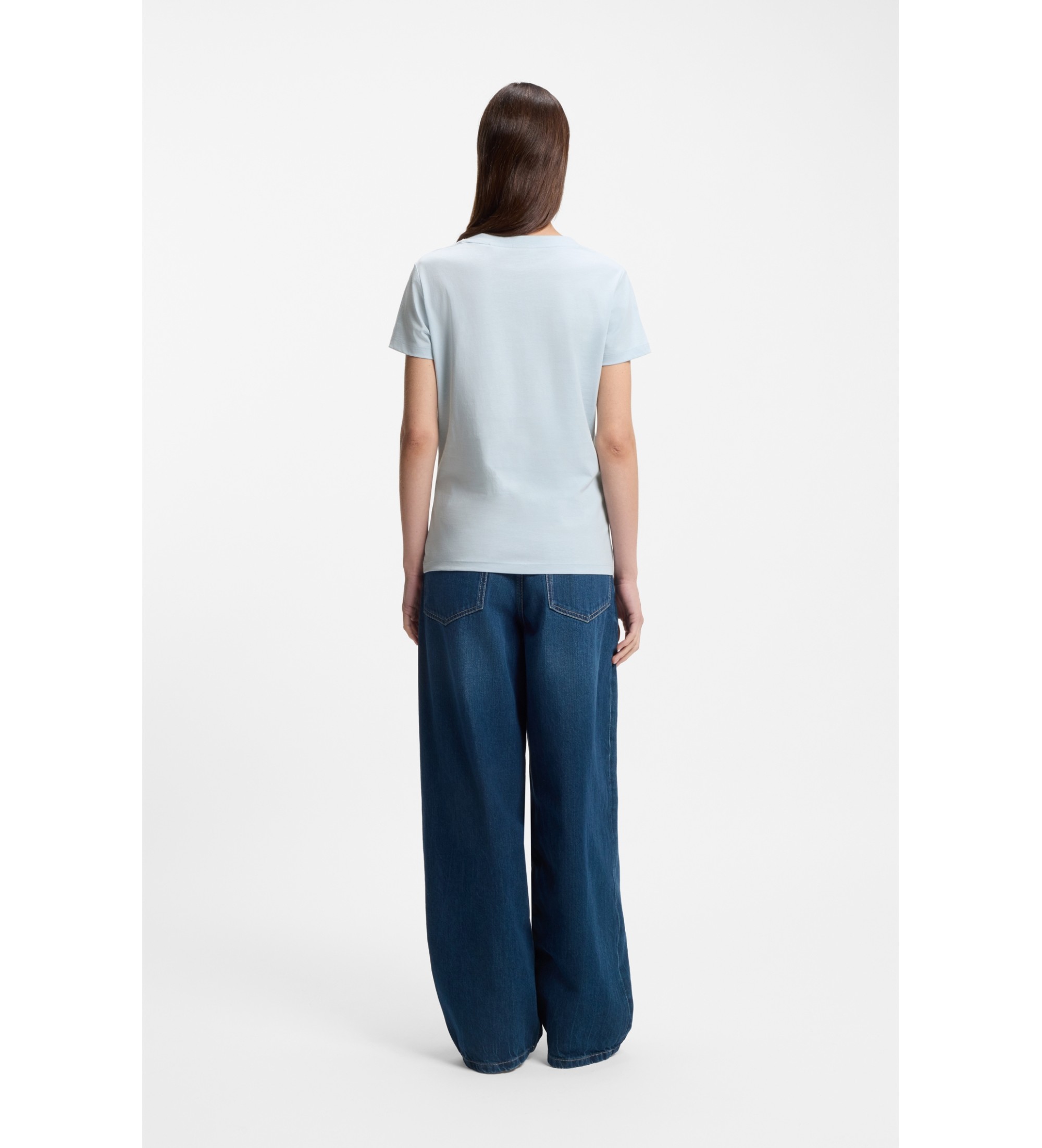 BOSS Modra majica Esogo BOSS Modra majica Esogo