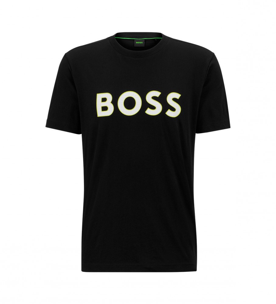 BOSS T-shirt com logótipo Preto
