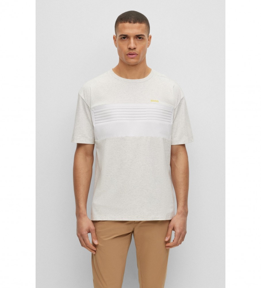 BOSS T-shirt grigia dalla vestibilit rilassata BOSS T-shirt grigia dalla vestibilit rilassata