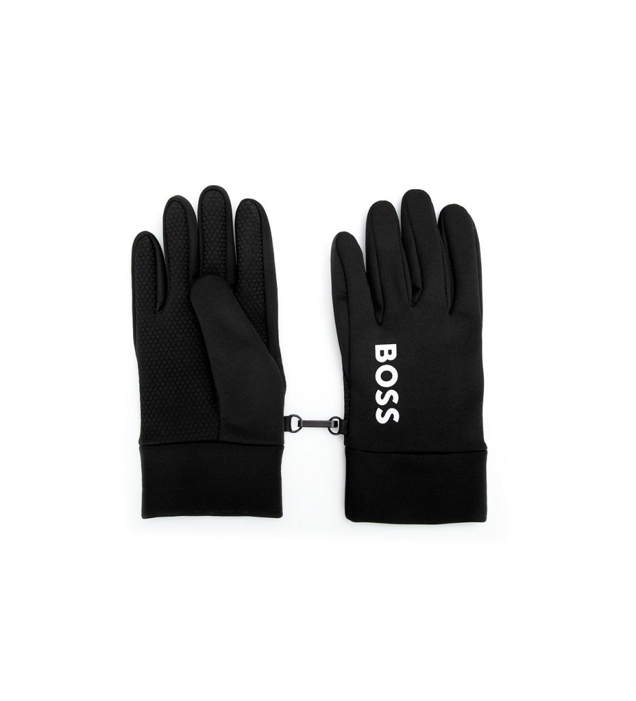 BOSS Running gloves black