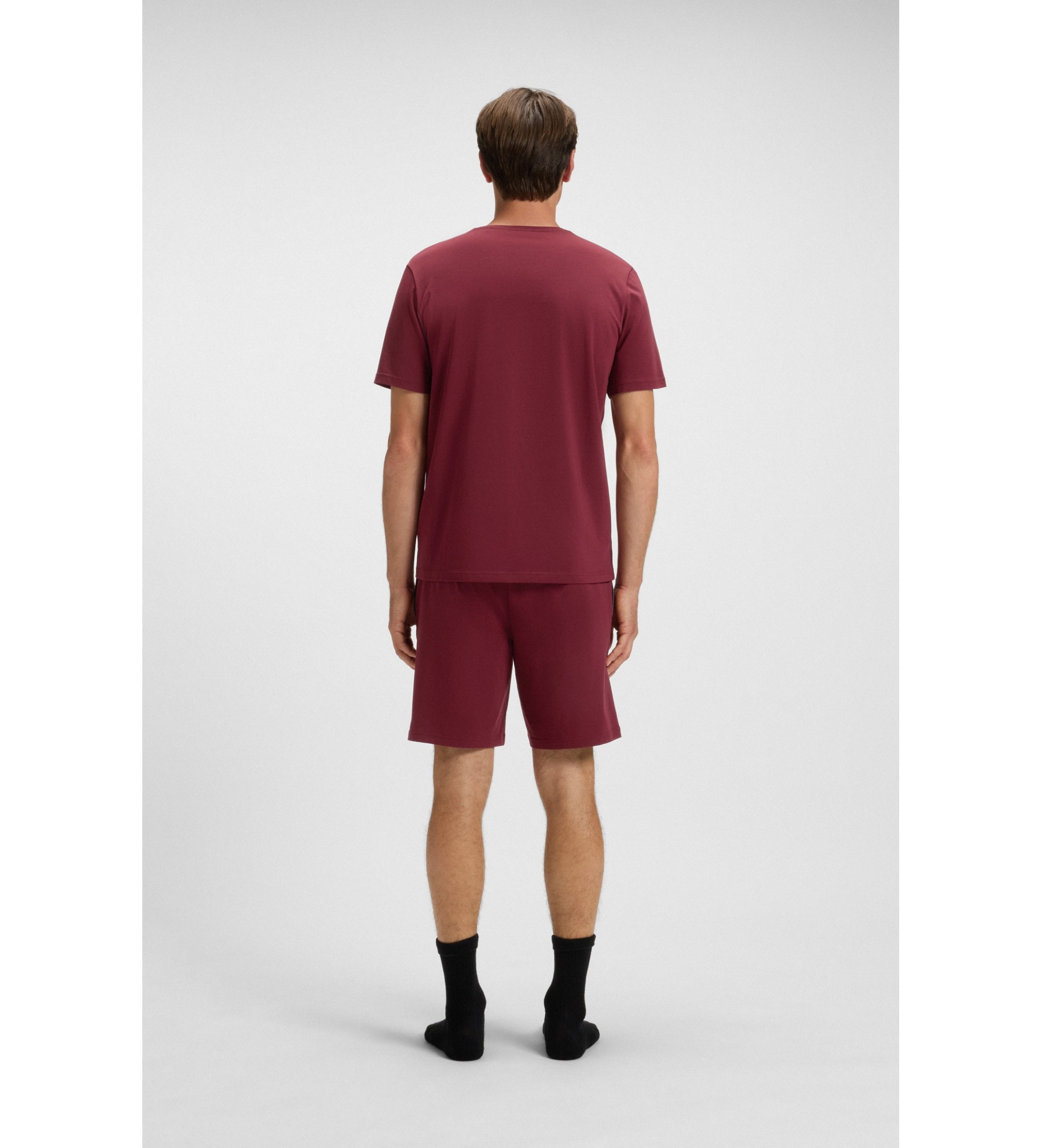 BOSS Mix & Match T-shirt rødbrun BOSS Mix & Match T-shirt rødbrun