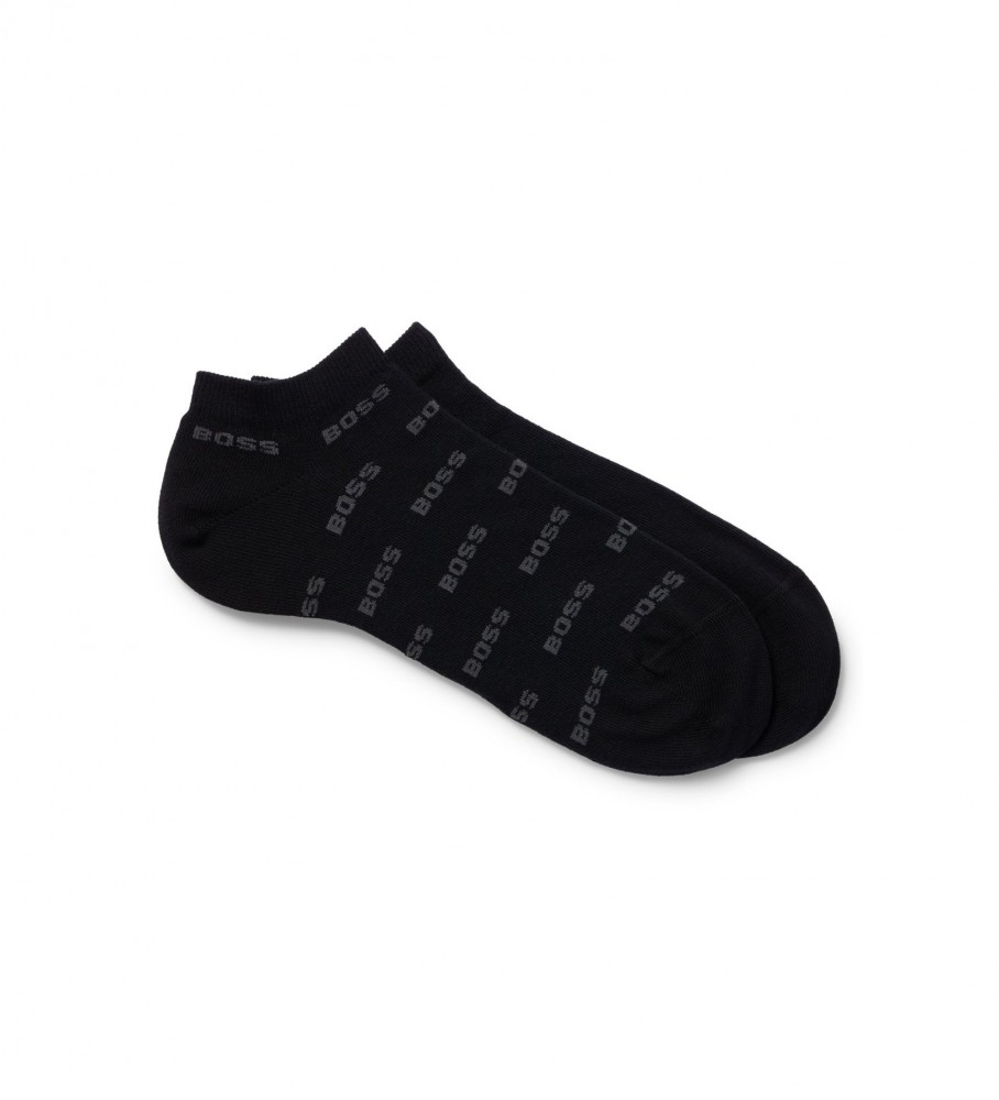 BOSS Pack of 2 pairs of Allover Socks black