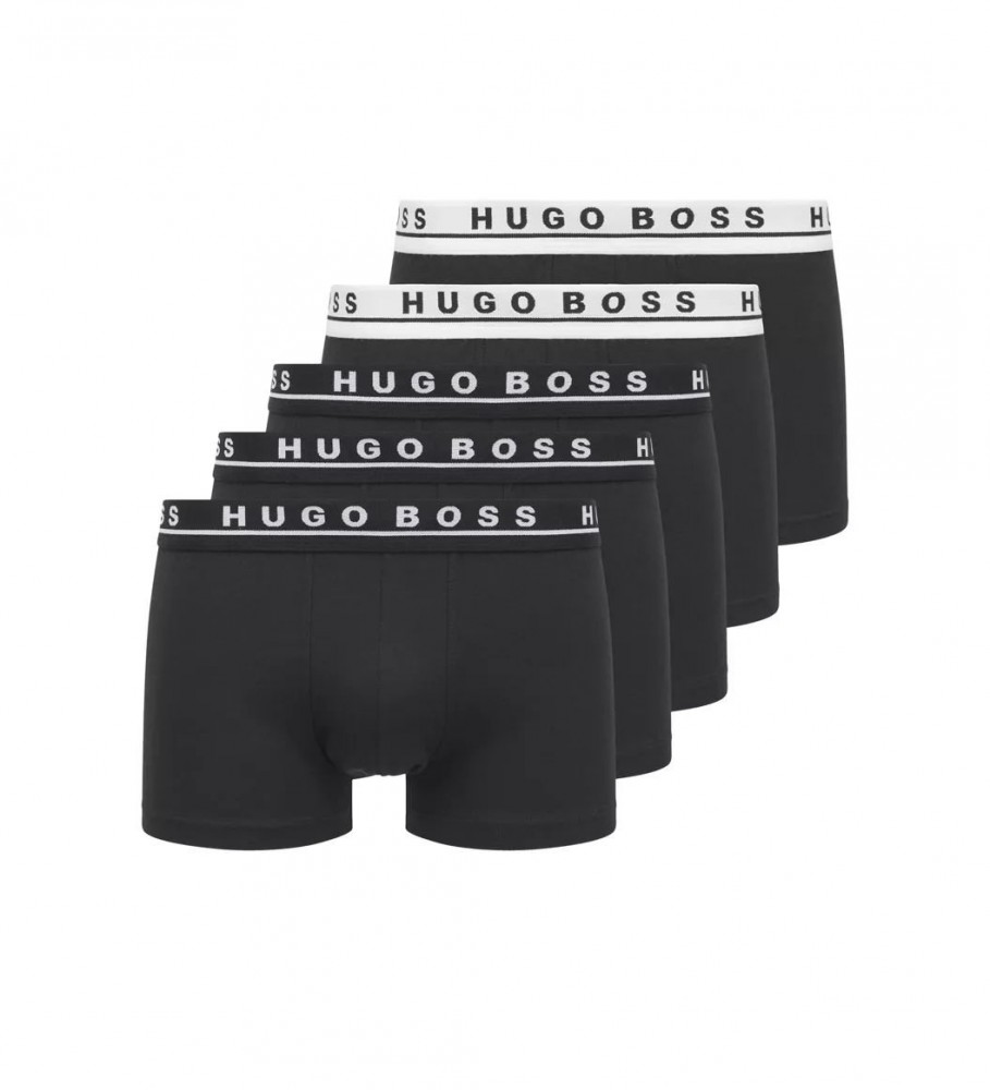 BOSS Pack of 5 Boxers CO/EL black