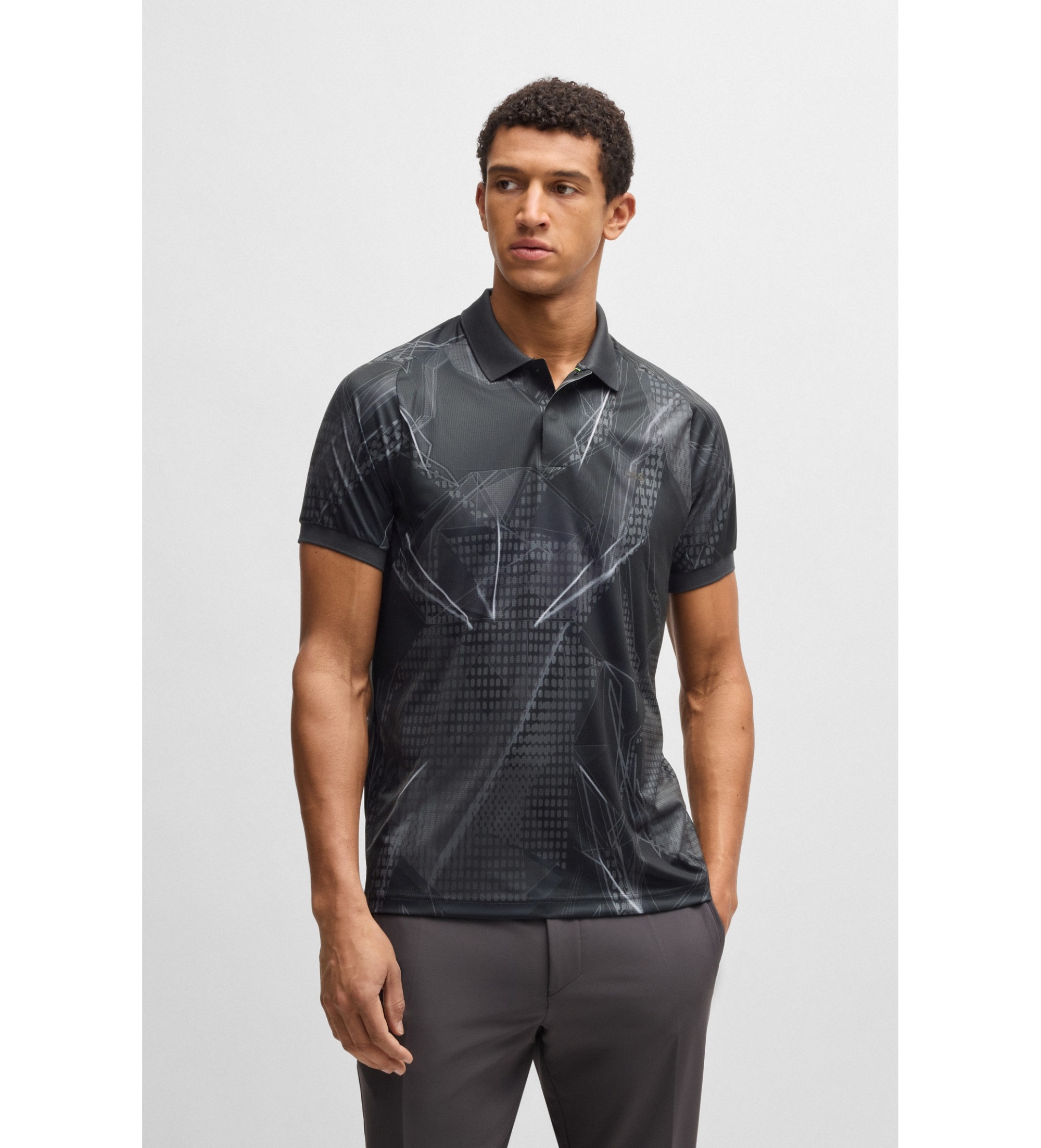 BOSS Paddy Desert Active Poloshirt schwarz BOSS Paddy Desert Active Poloshirt schwarz