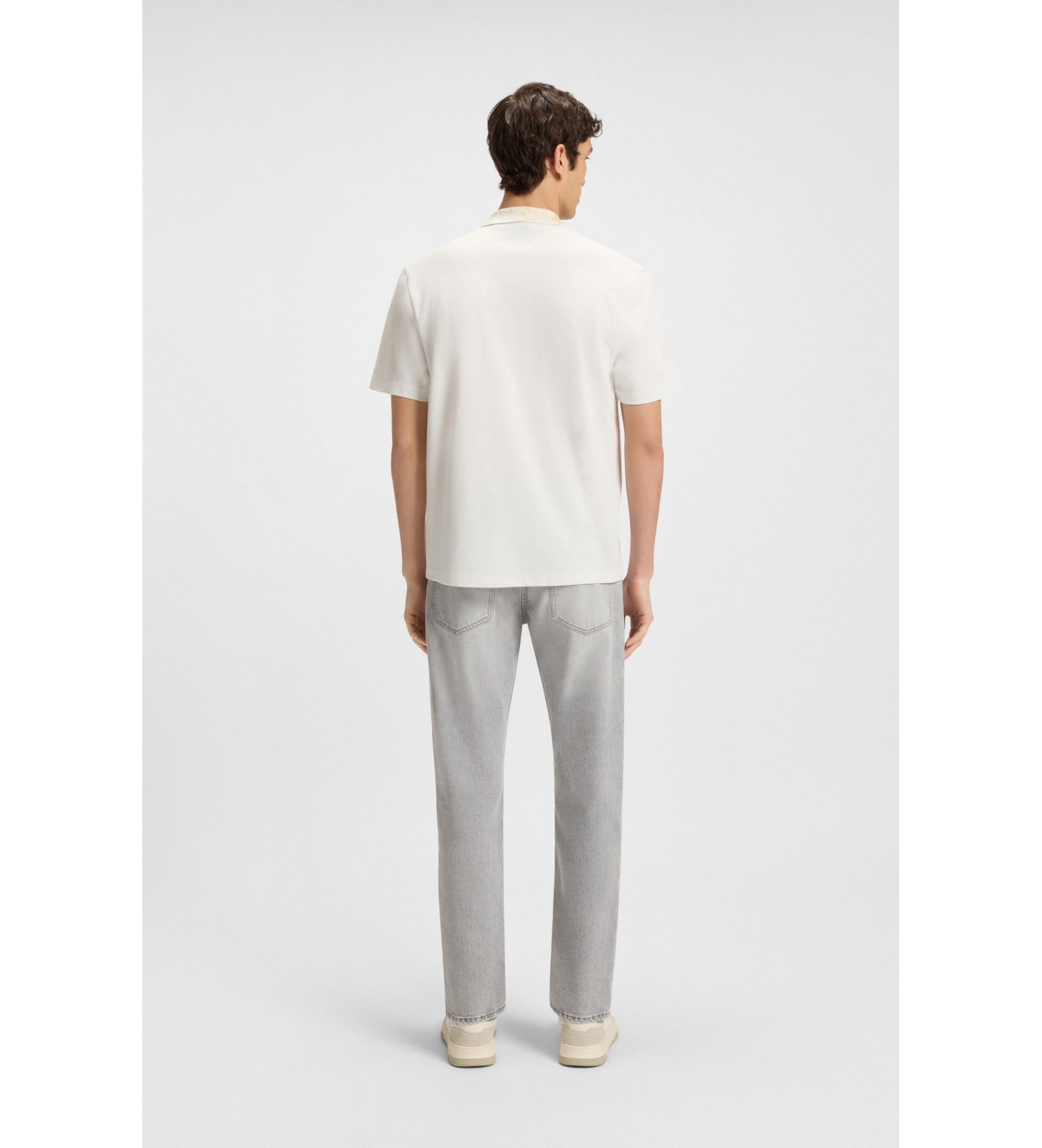 BOSS Polo Tirecollar beige BOSS Polo Tirecollar beige