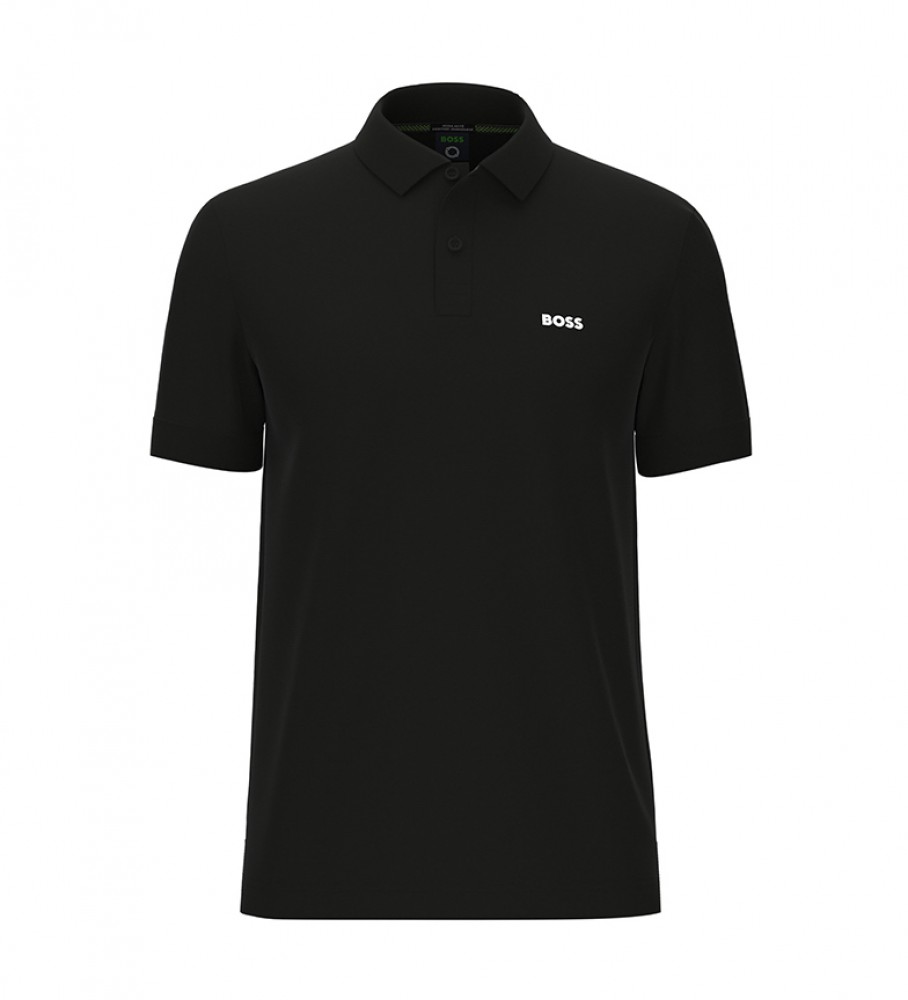 BOSS Piro black polo shirt