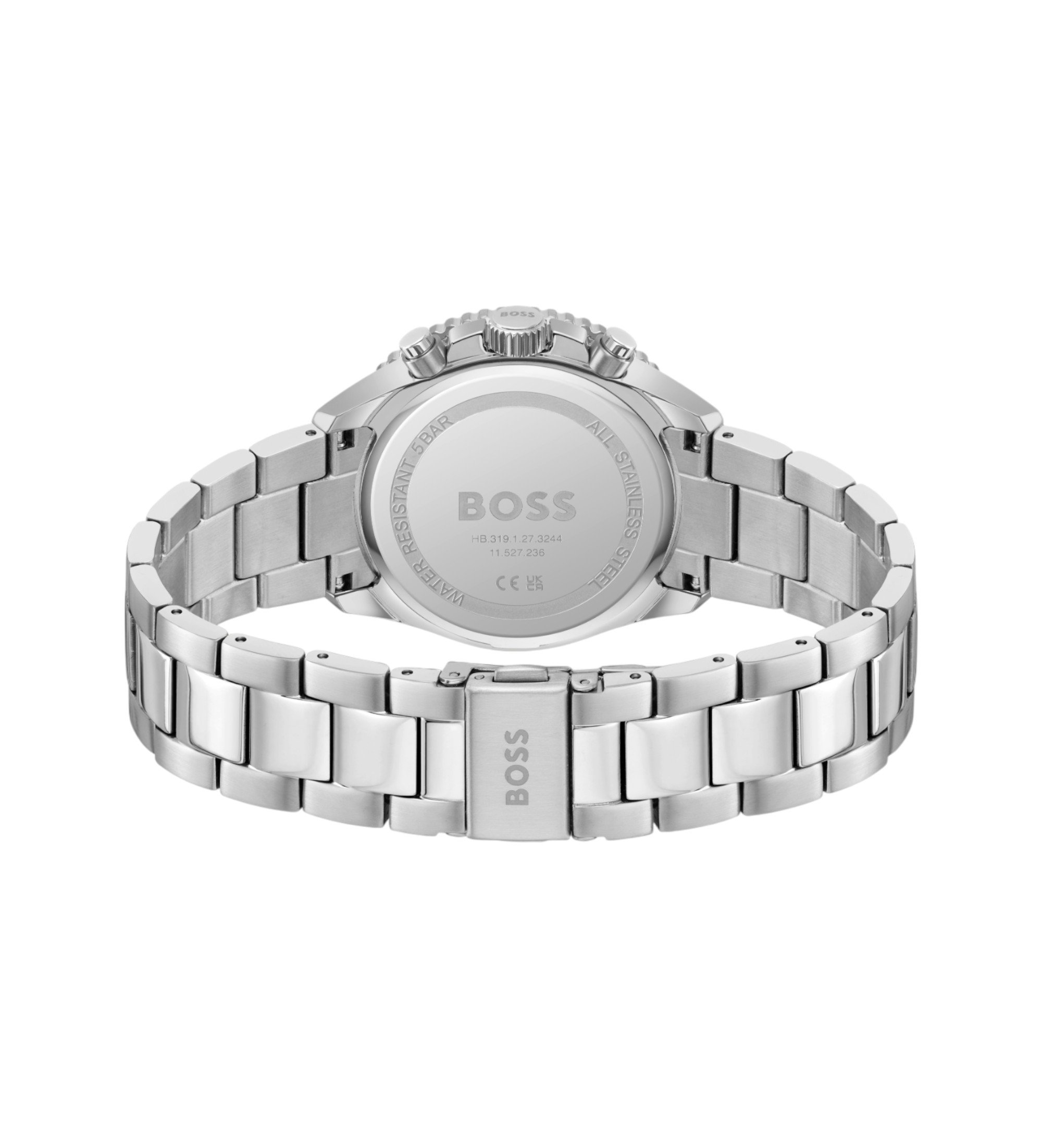 BOSS Runner for Her Women\'s 38mm Multifunction Stainless Steel watch Hugo Boss Womens Watch 1502564 Hera Quartz Silver Rose Gold  main image 3