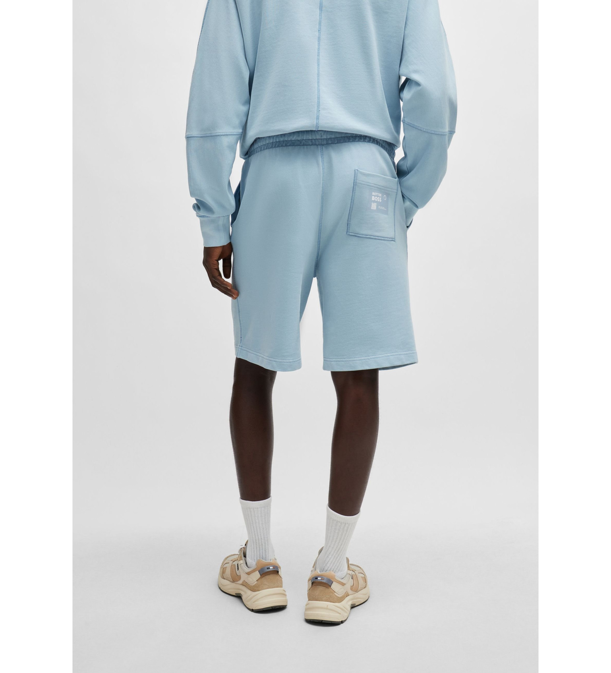 BOSS Regenererende shorts blå BOSS Regenererende shorts blå