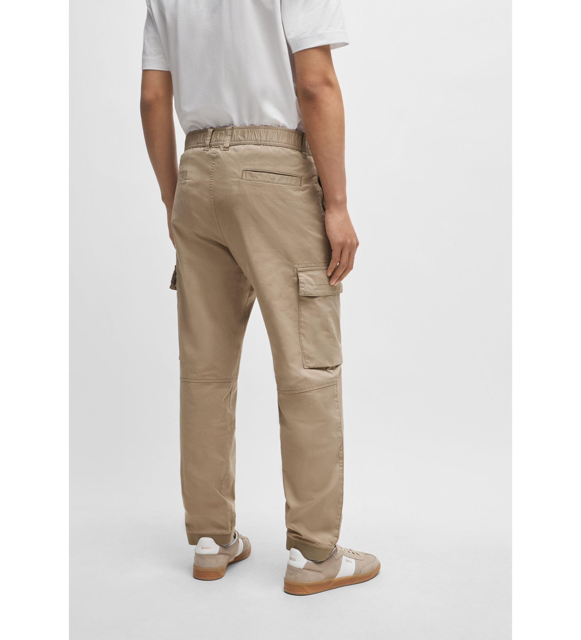 BOSS Sisla Cargo-bukser, brun BOSS Sisla Cargo-bukser, brun