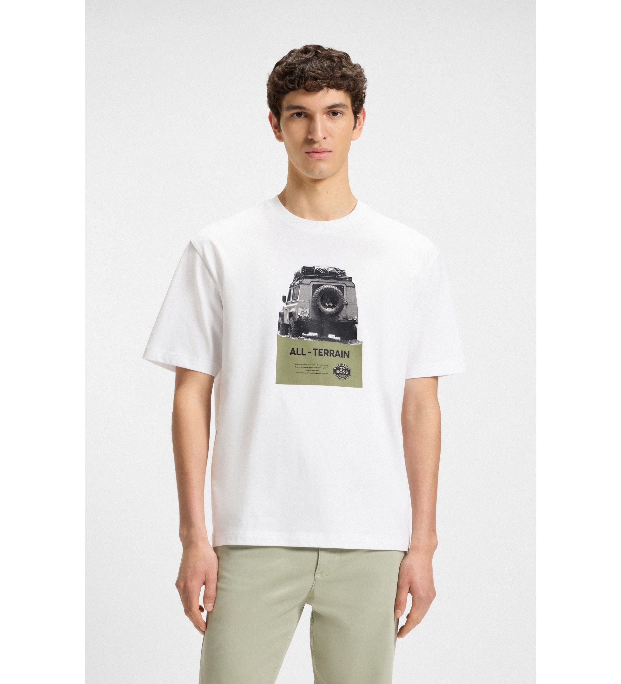BOSS T-shirt Wagon blanc BOSS T-shirt Wagon blanc