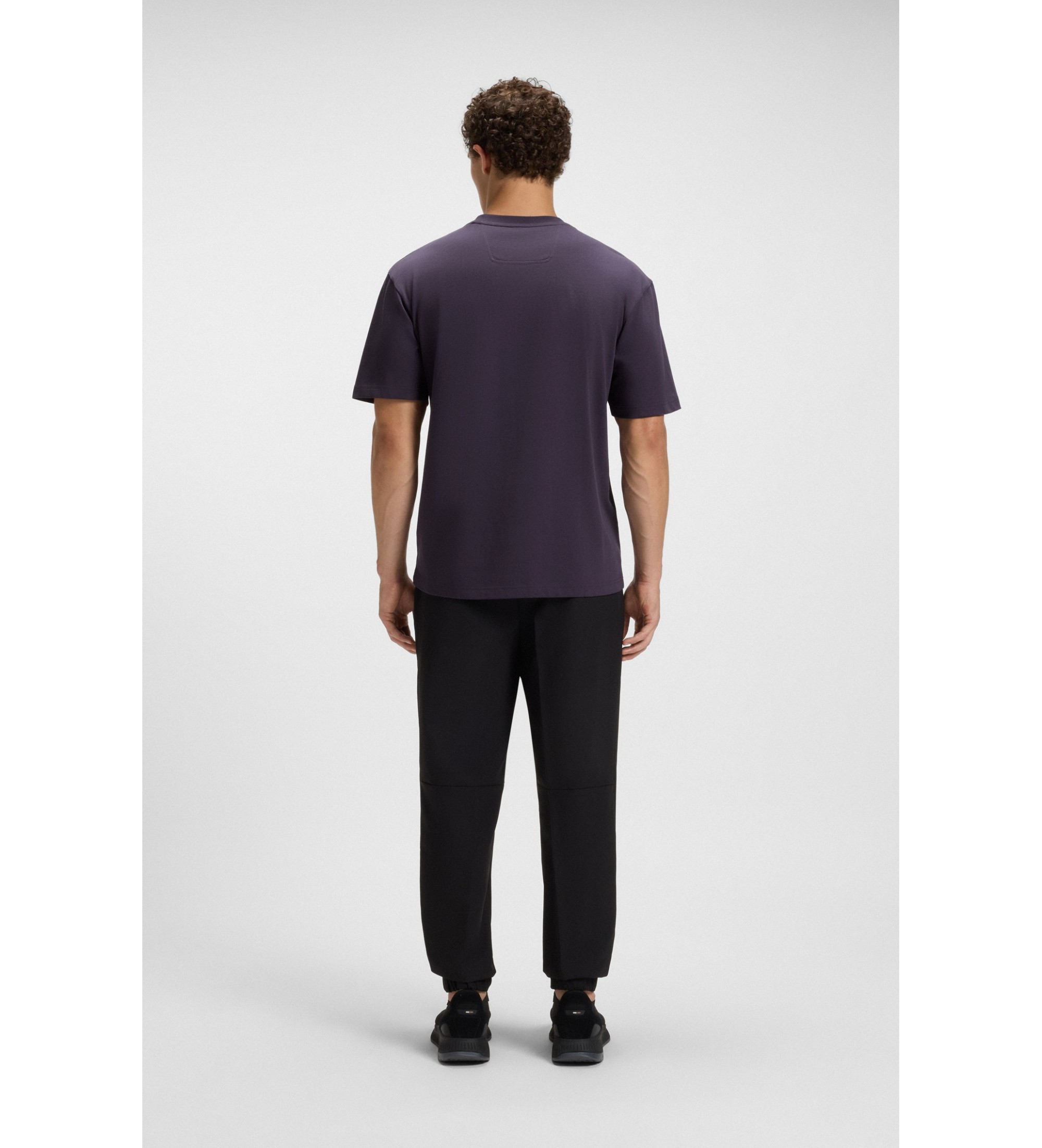 BOSS T-shirt lilas moyen BOSS T-shirt lilas moyen