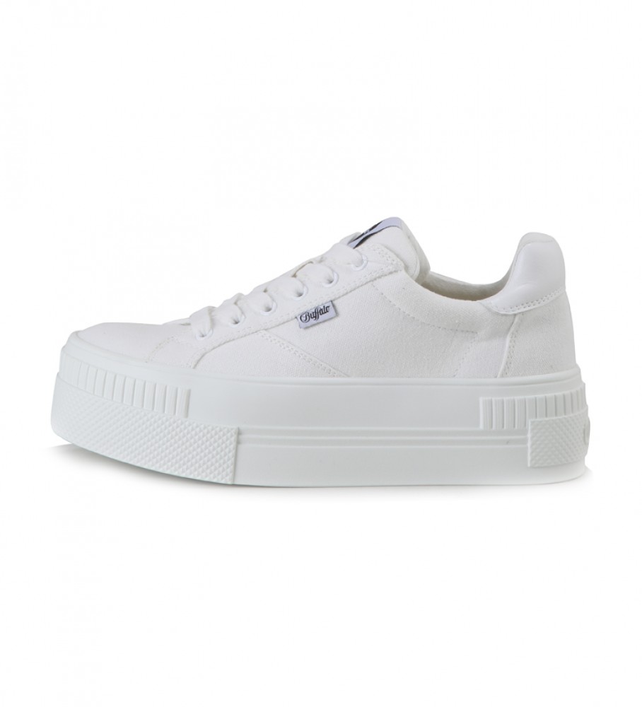 Buffalo Sneakers Paired white -Platform height: 5 cm