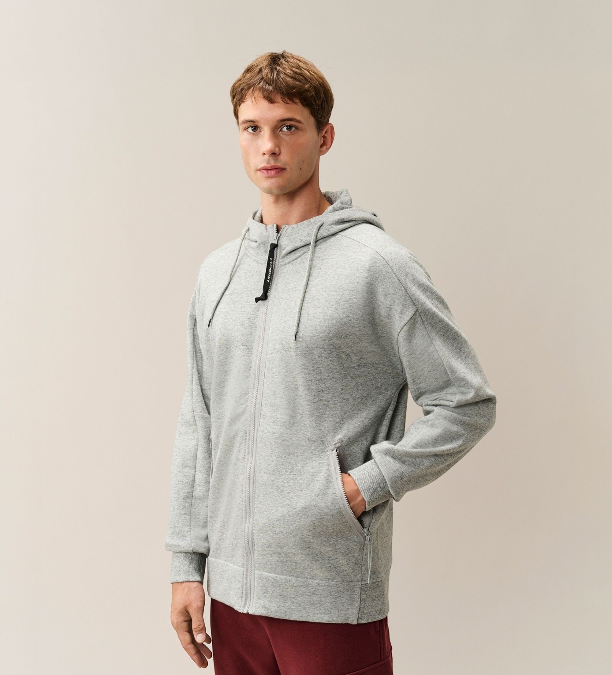Graues Diagonal Raiser Sweatshirt
