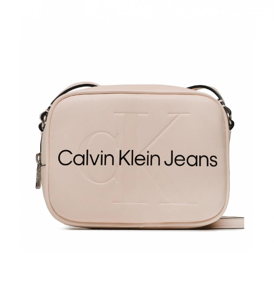 Calvin Klein Jeans Logo CK nude mini bag - ESD Store fashion, footwear and  accessories - best brands shoes and designer shoes