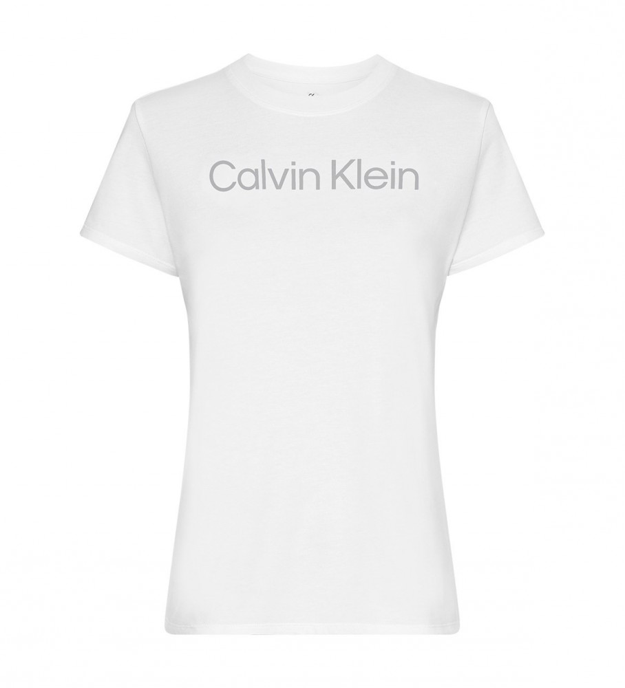 Calvin Klein Camiseta logotipo blanco